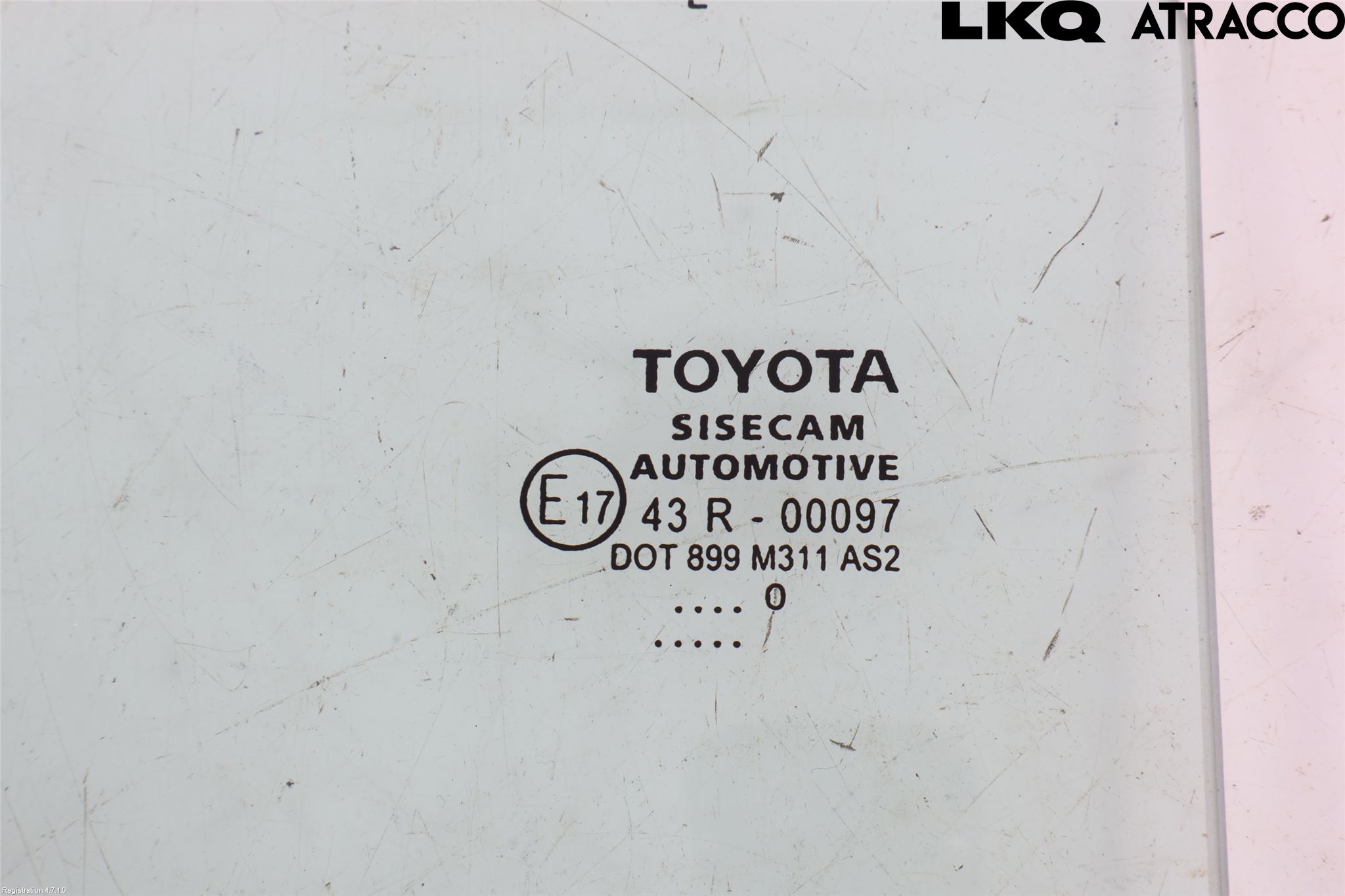 Toyota C-HR 16-23 Dörruta Bak Lilla Vä