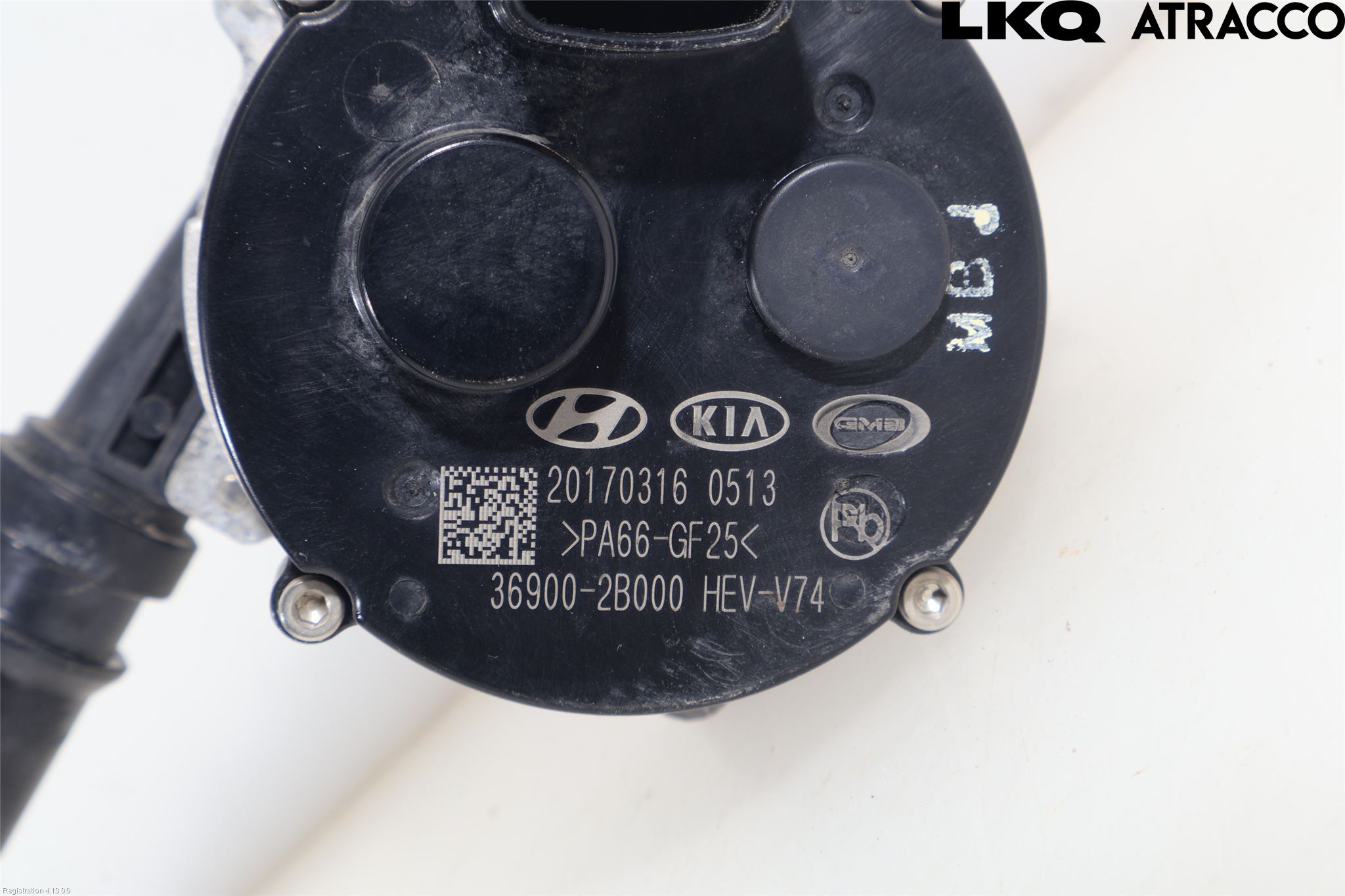 Kia NIRO (DE) 17-22 Värme Cirkulationspump