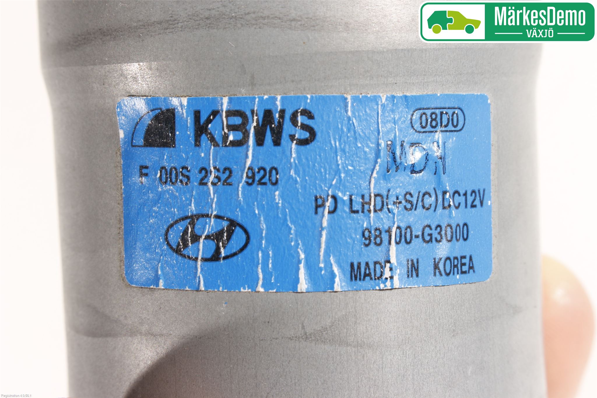 Hyundai i30 PD 17- Torkarmotor Vindruta