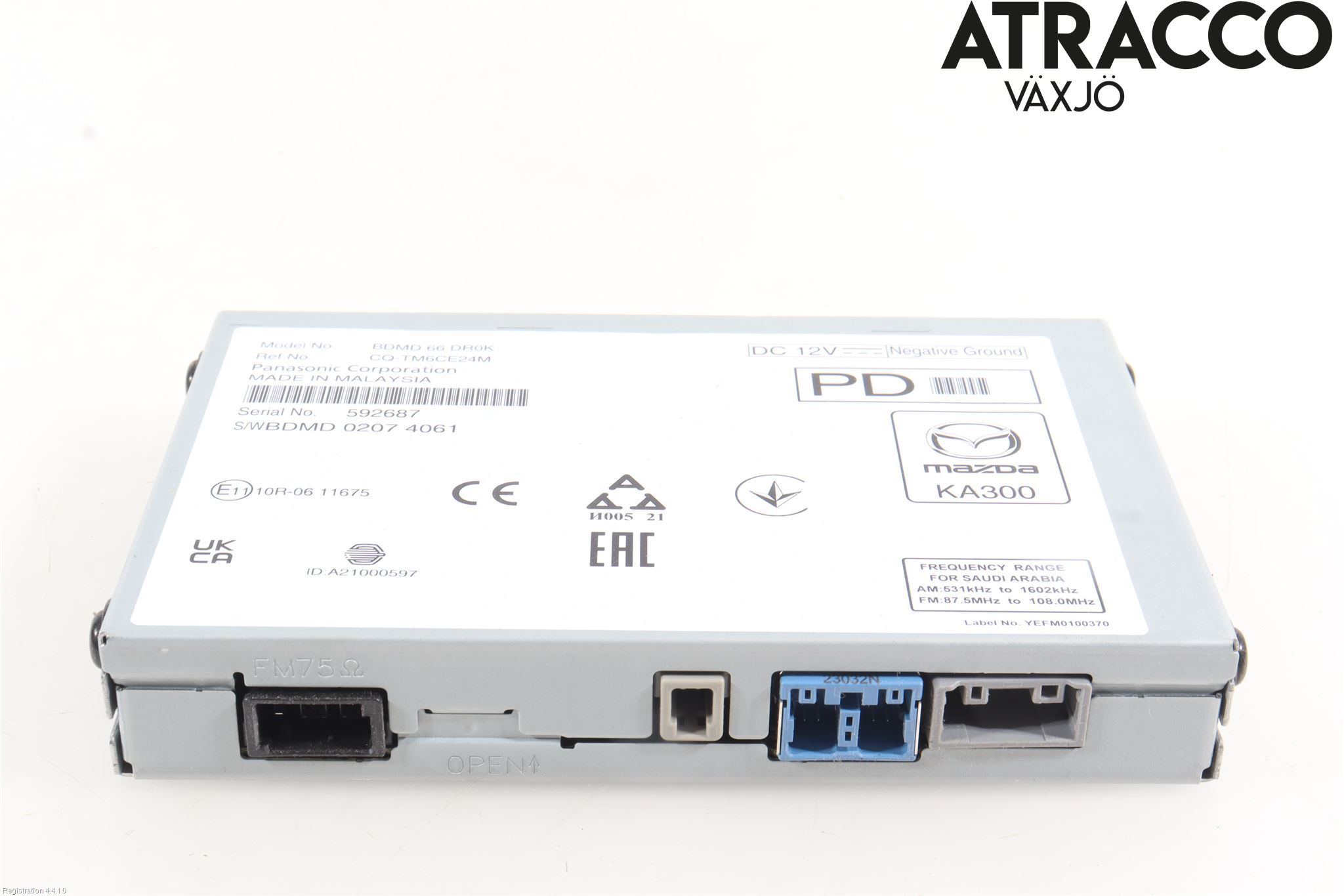 Mazda CX-60 22- Cd Radio - Multimediapanel