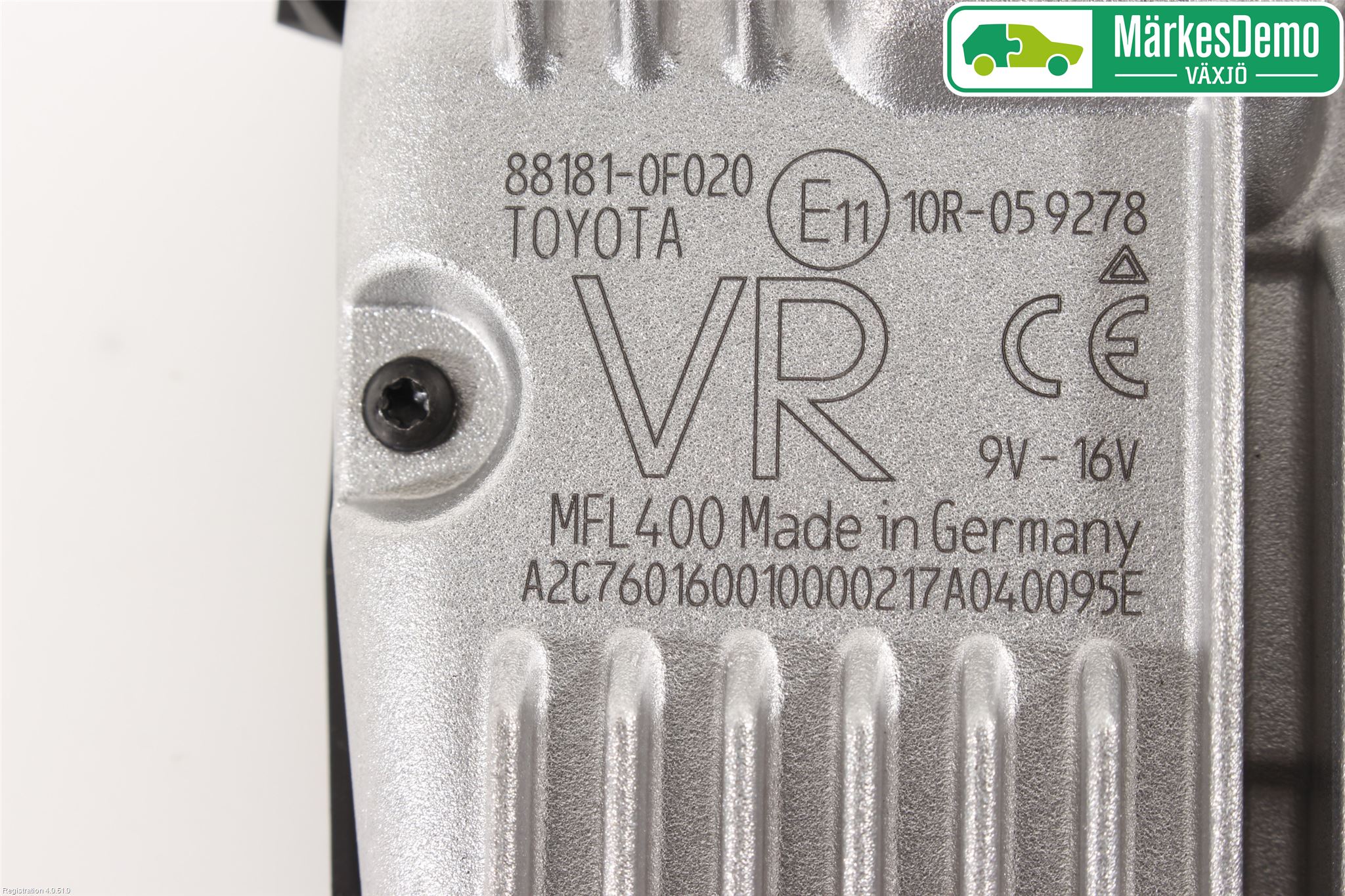 Toyota VERSO 09-18 Sensor Aktivt Kollisionsskydd