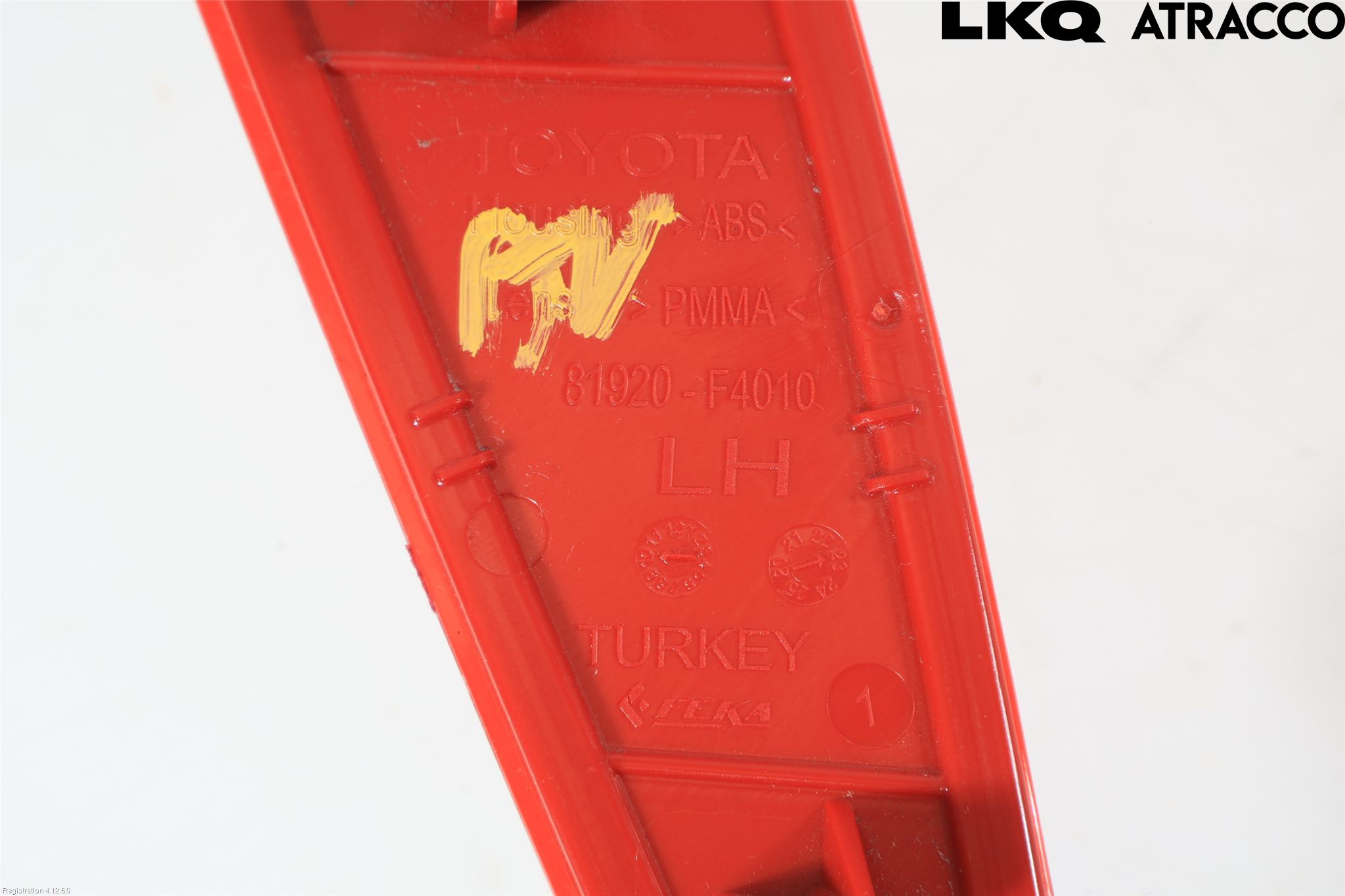 Toyota YARIS XP21 20- Dimljus/Reflex Bak