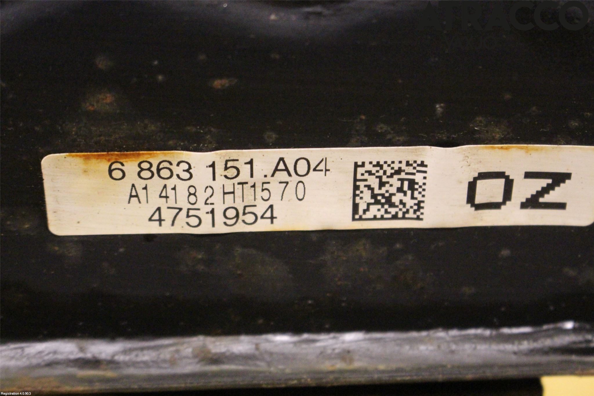 BMW 4 F32/F33/F82/F83 13-20 Bakaxelbalk