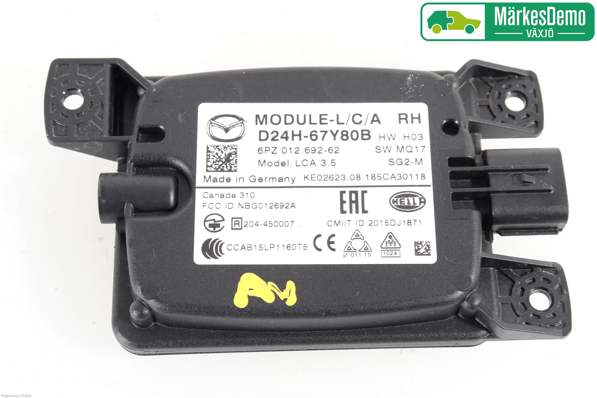 Mazda CX-3 Sensor Aktivt Kollisionsskydd