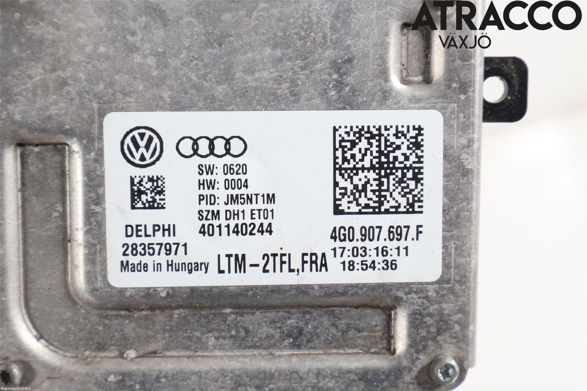 Volkswagen VW PASSAT 15-19 Styrenhet Strålkastare