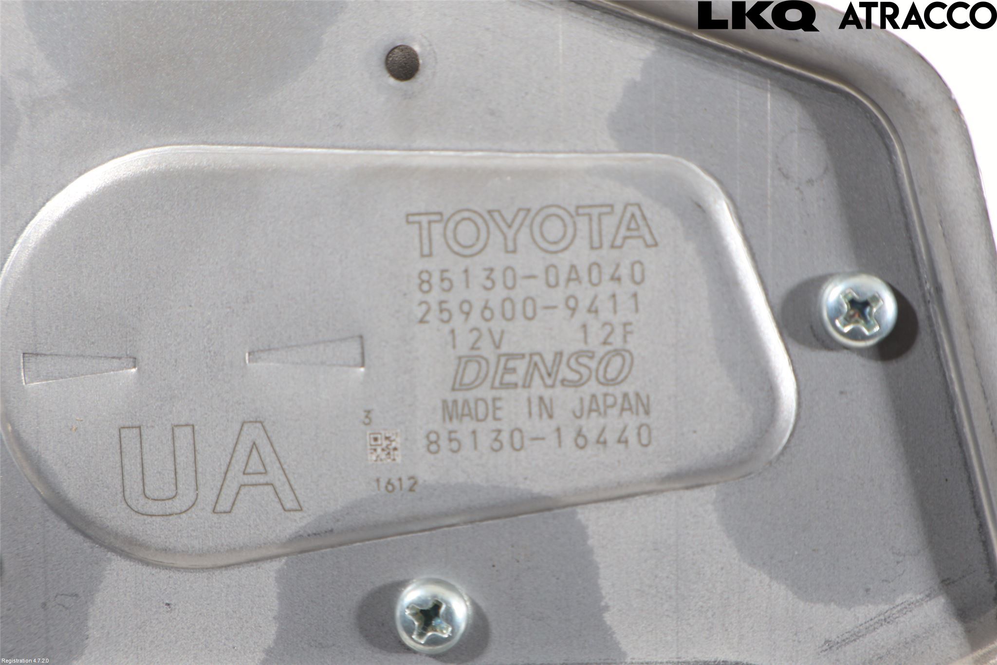 Toyota COROLLA CROSS XG10 22- Torkarmotor Baklucka