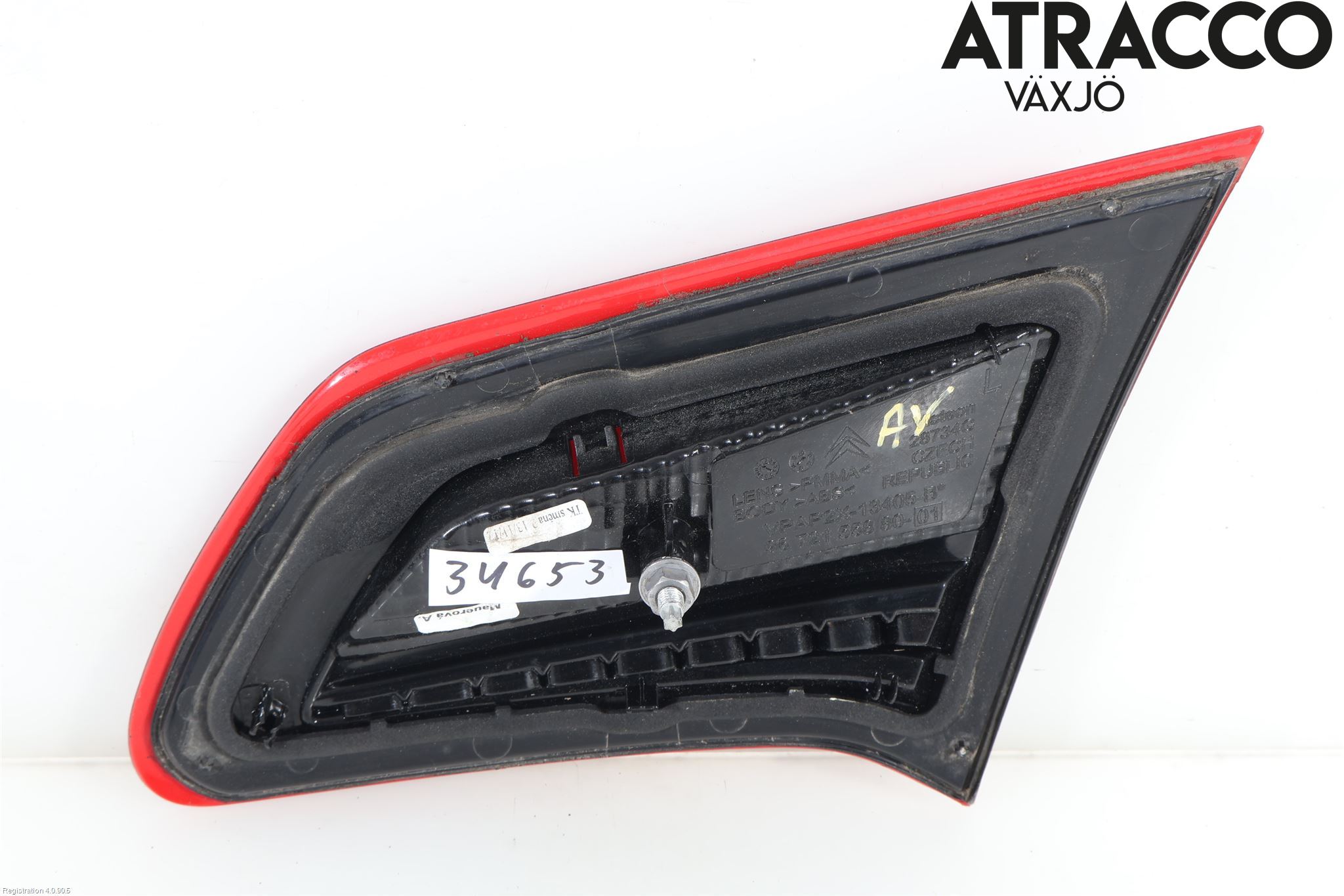 Citroen C4 II 11-18 Bakljus Lucka Vä