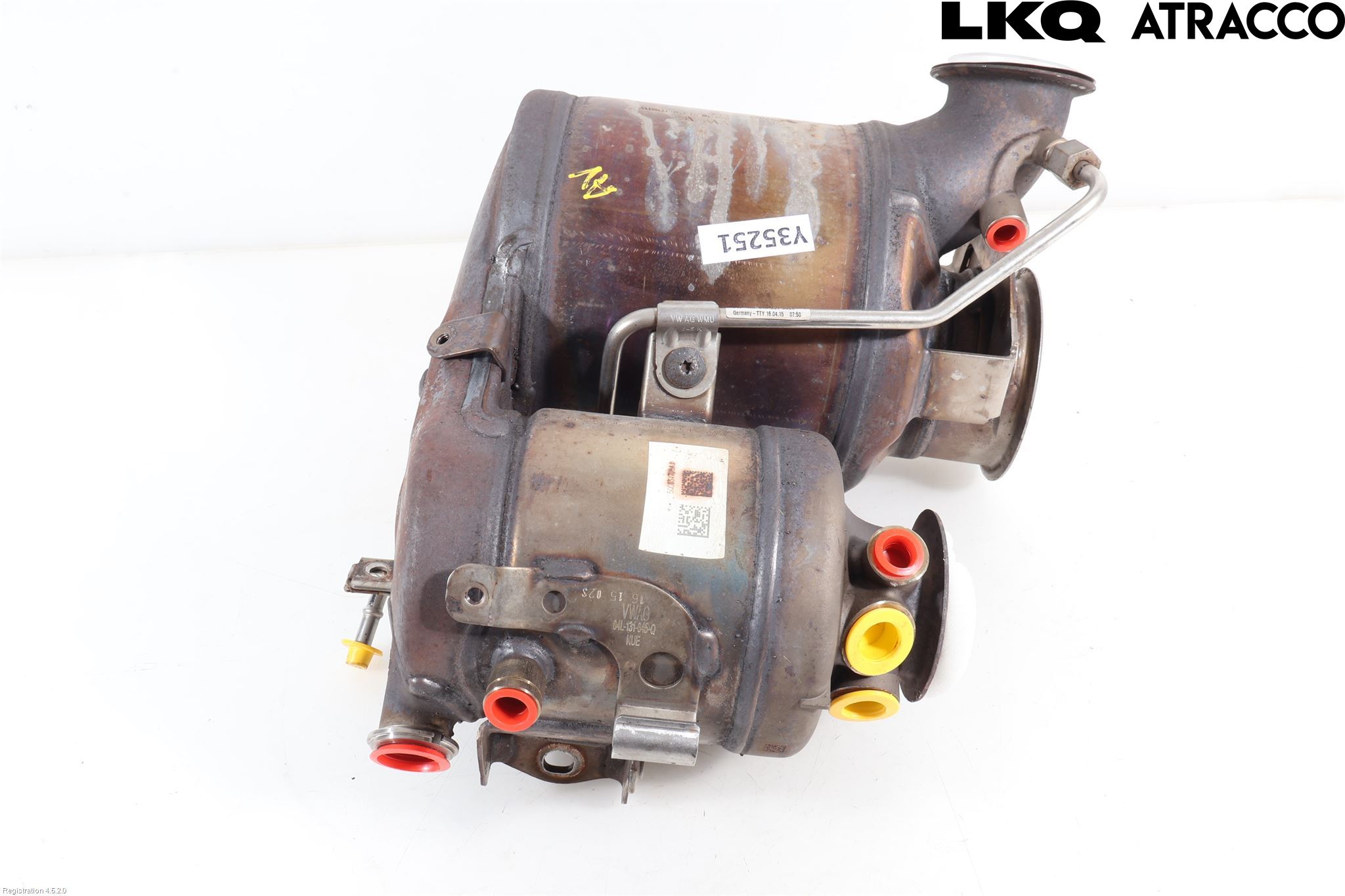 Volkswagen VW CADDY 16-20 Avgas Partikelfilter