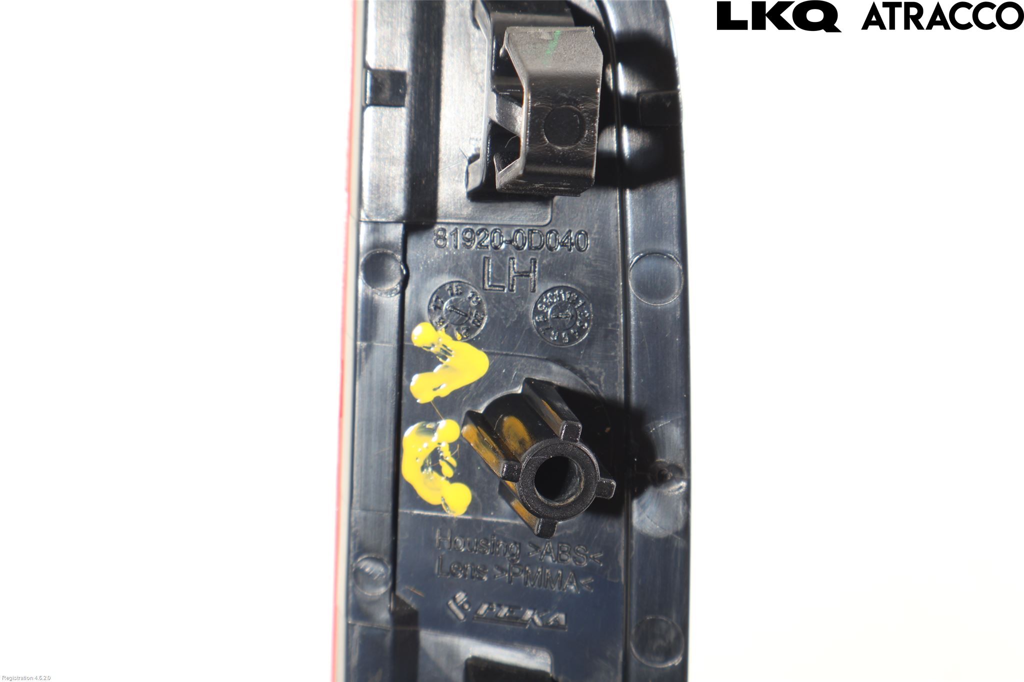 Toyota YARIS XP130 15-20 Dimljus/Reflex Bak