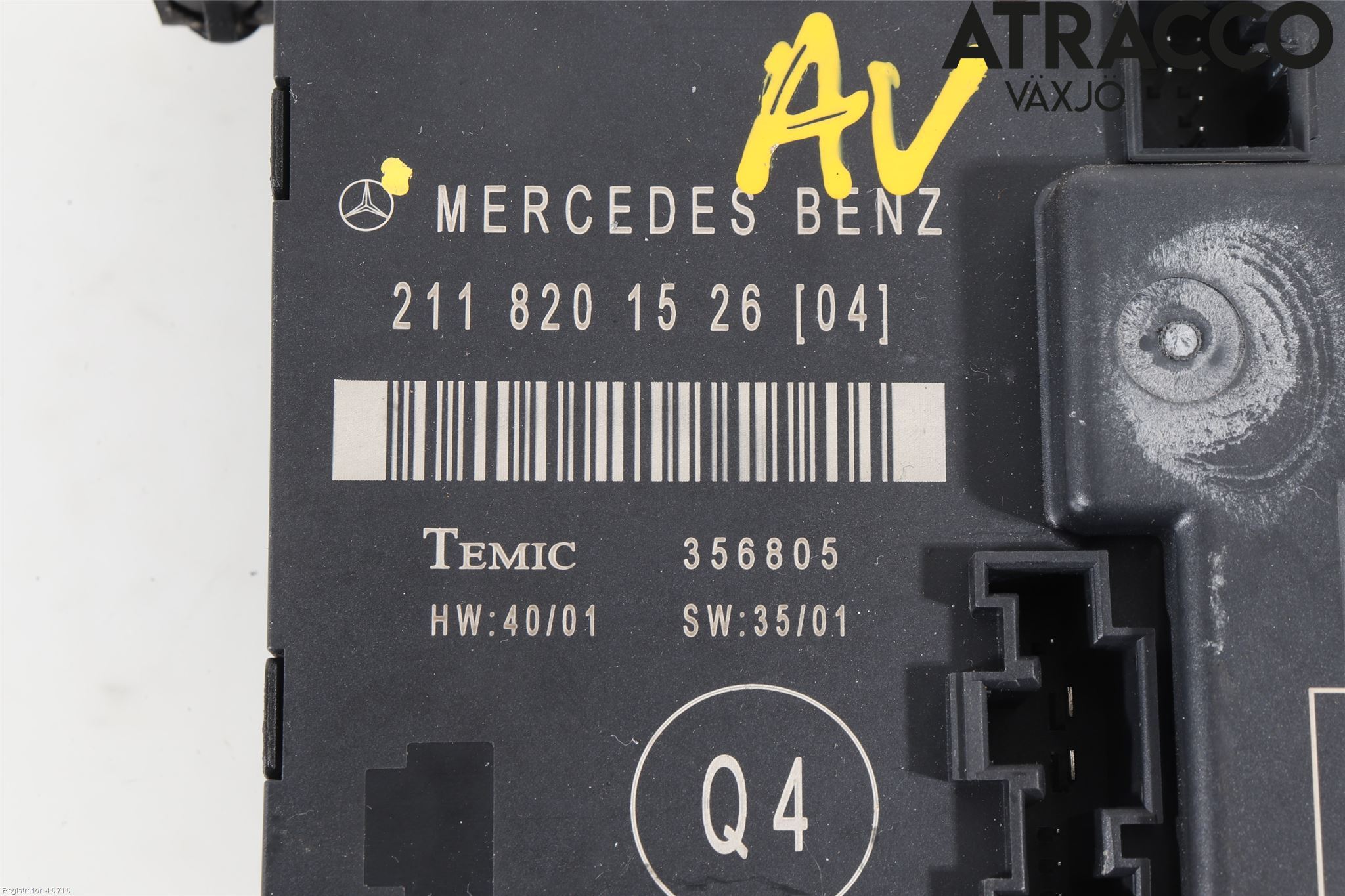 Mercedes-Benz MB E-KLASS (W211) 02-09 Styrenhet Dörr