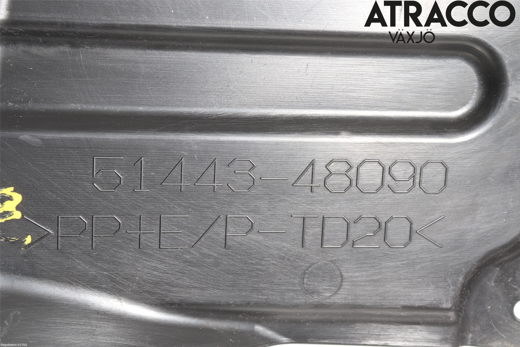 Toyota RAV4 13-18 Hasplåt Plåt-Plast