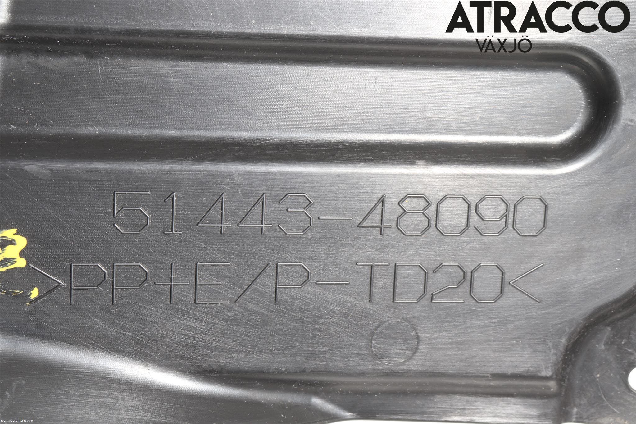 Toyota RAV4 13-18 Hasplåt Plåt-Plast