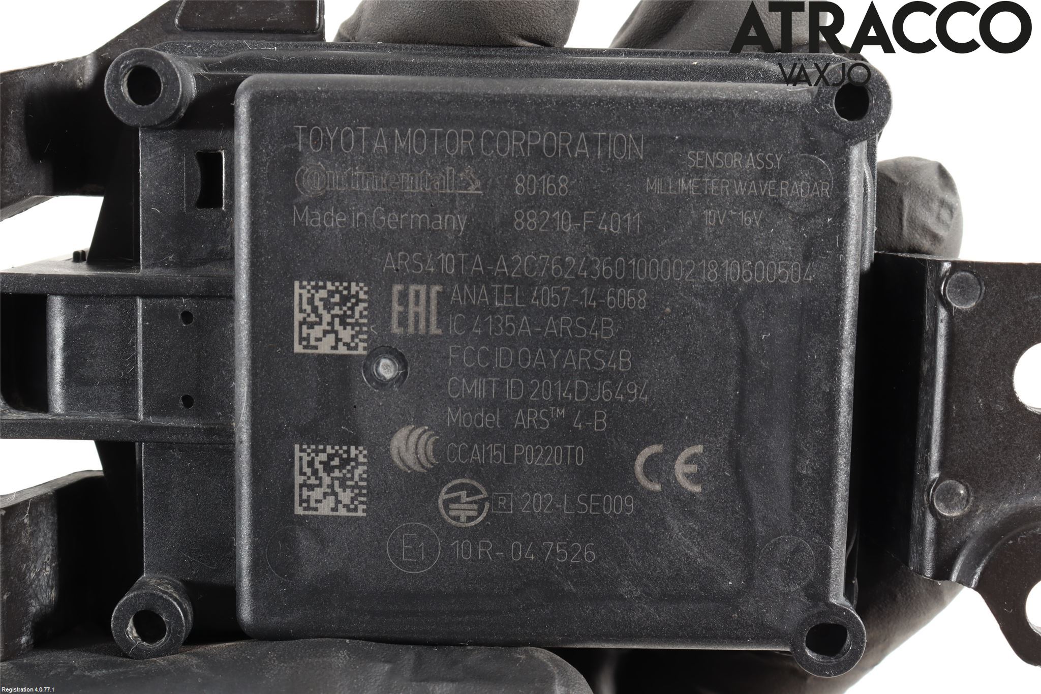 Toyota C-HR 16-23 Sensor Aktivt Kollisionsskydd