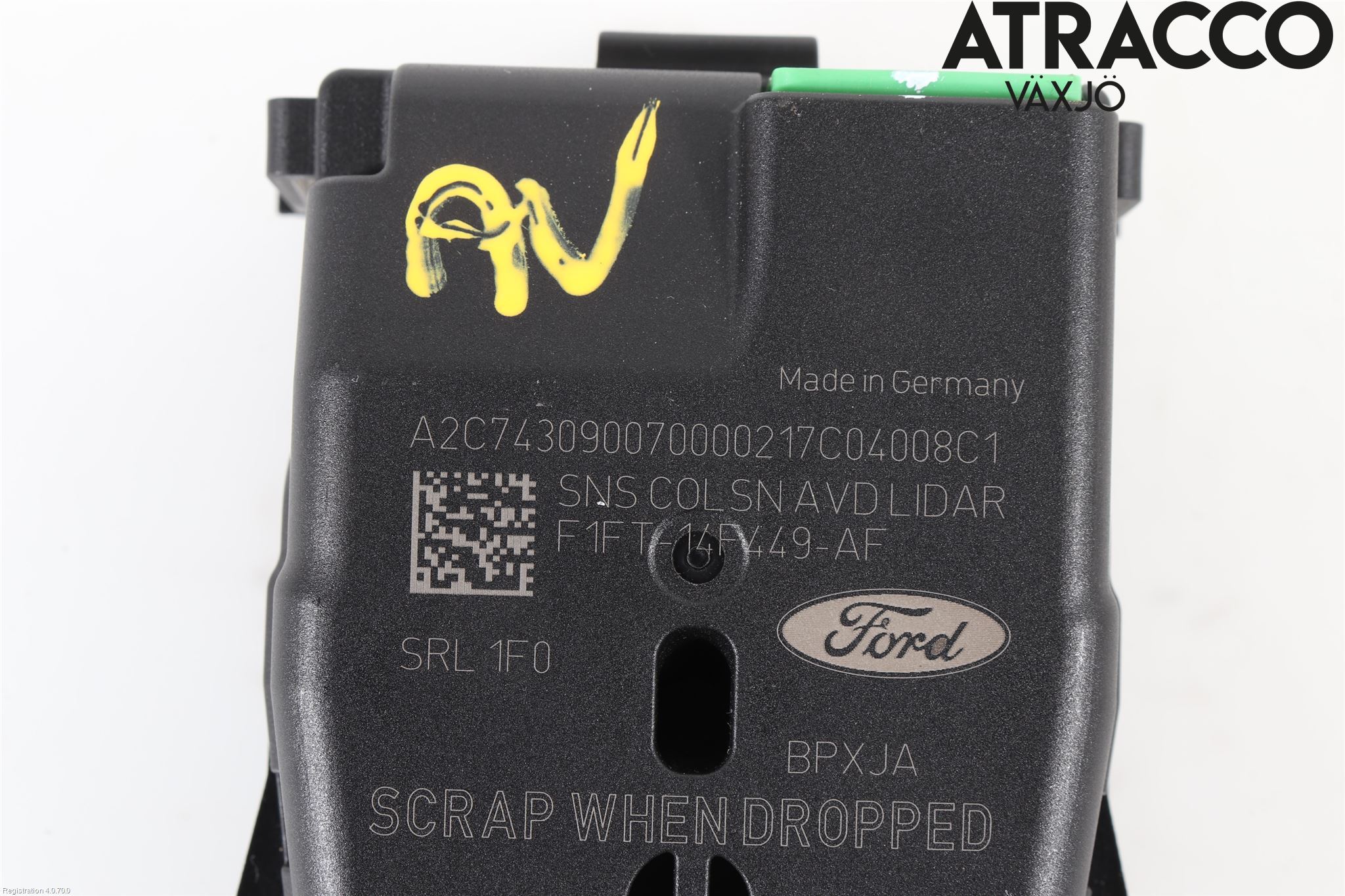 Ford KUGA 17-19 Sensor Aktivt Kollisionsskydd