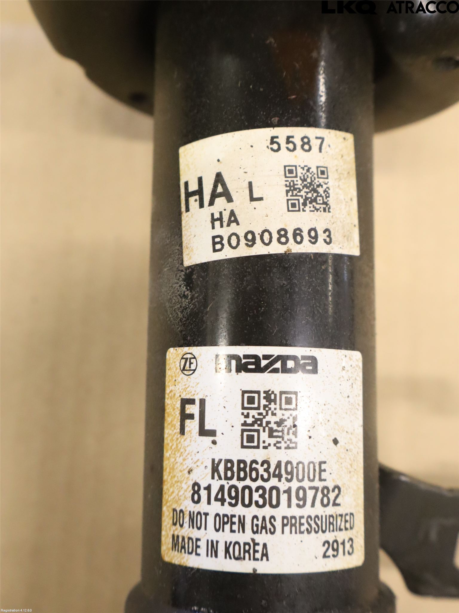 Mazda CX-60 22- Fjäderben Fram Vänster