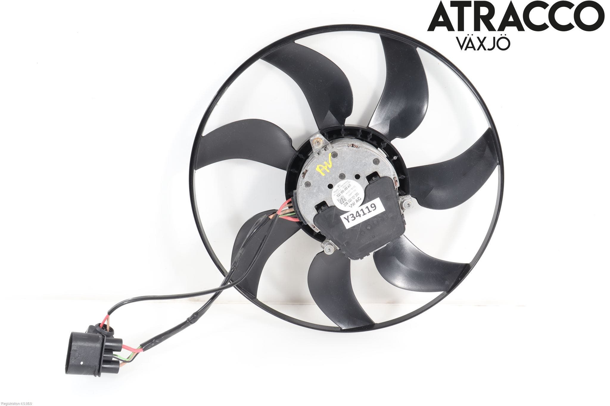 Volkswagen VW PASSAT 15-19 Kylfläkt-Vinge