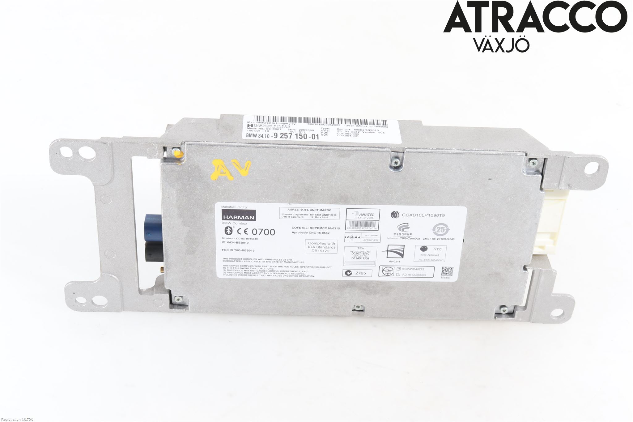 BMW 5 F10/F11/F18 09-17 Cd Radio - Multimediapanel
