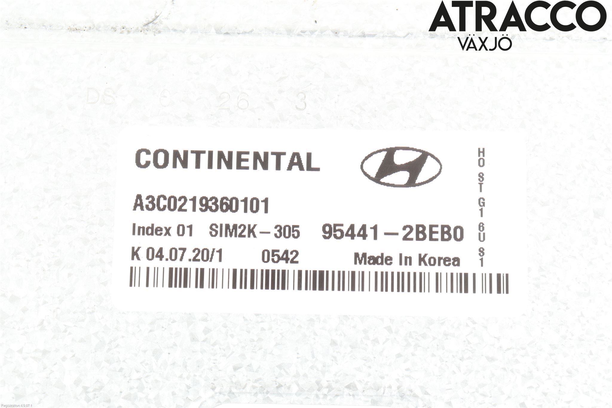 Hyundai KONA/ELECTRIC OS 18-23 Styrenhet Växellåda