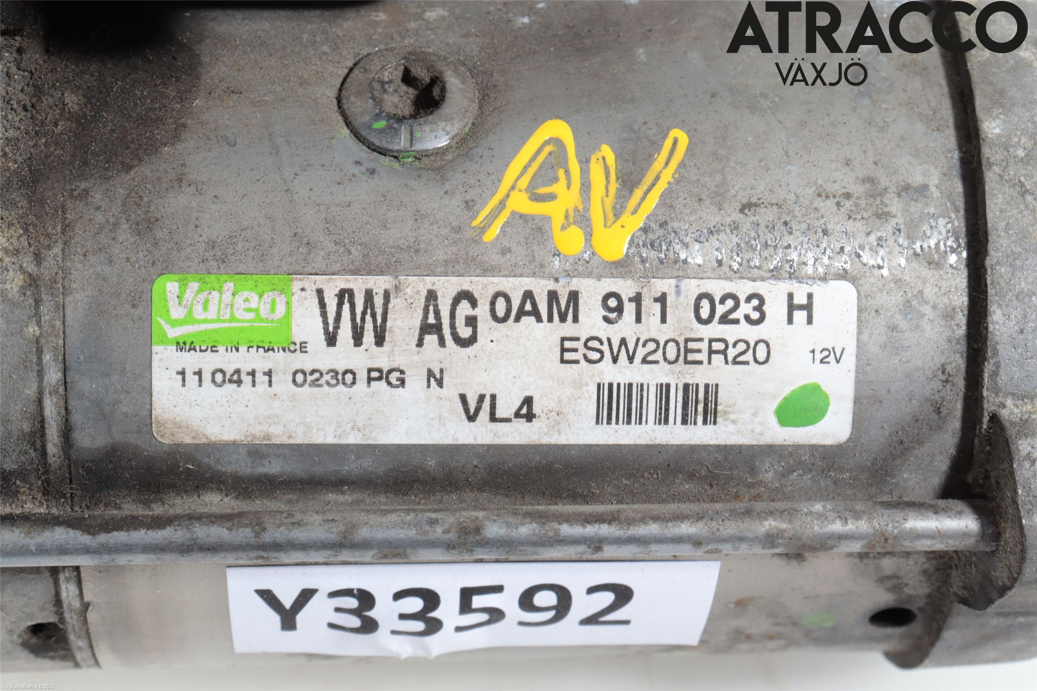 Volkswagen VW GOLF VI 09-13 Startmotor Diesel