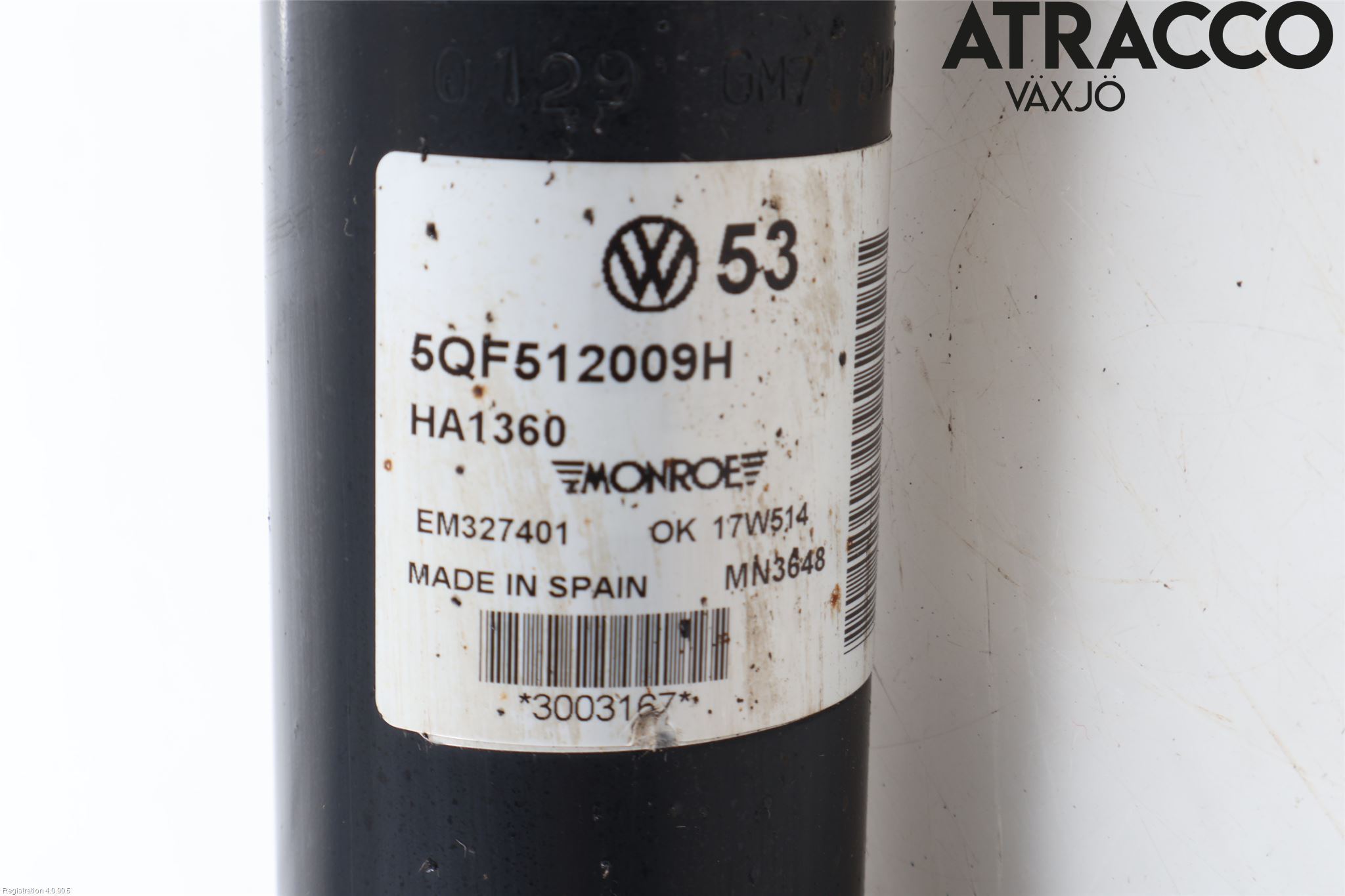 Volkswagen VW TIGUAN 16-24 Stötdämpare Bak