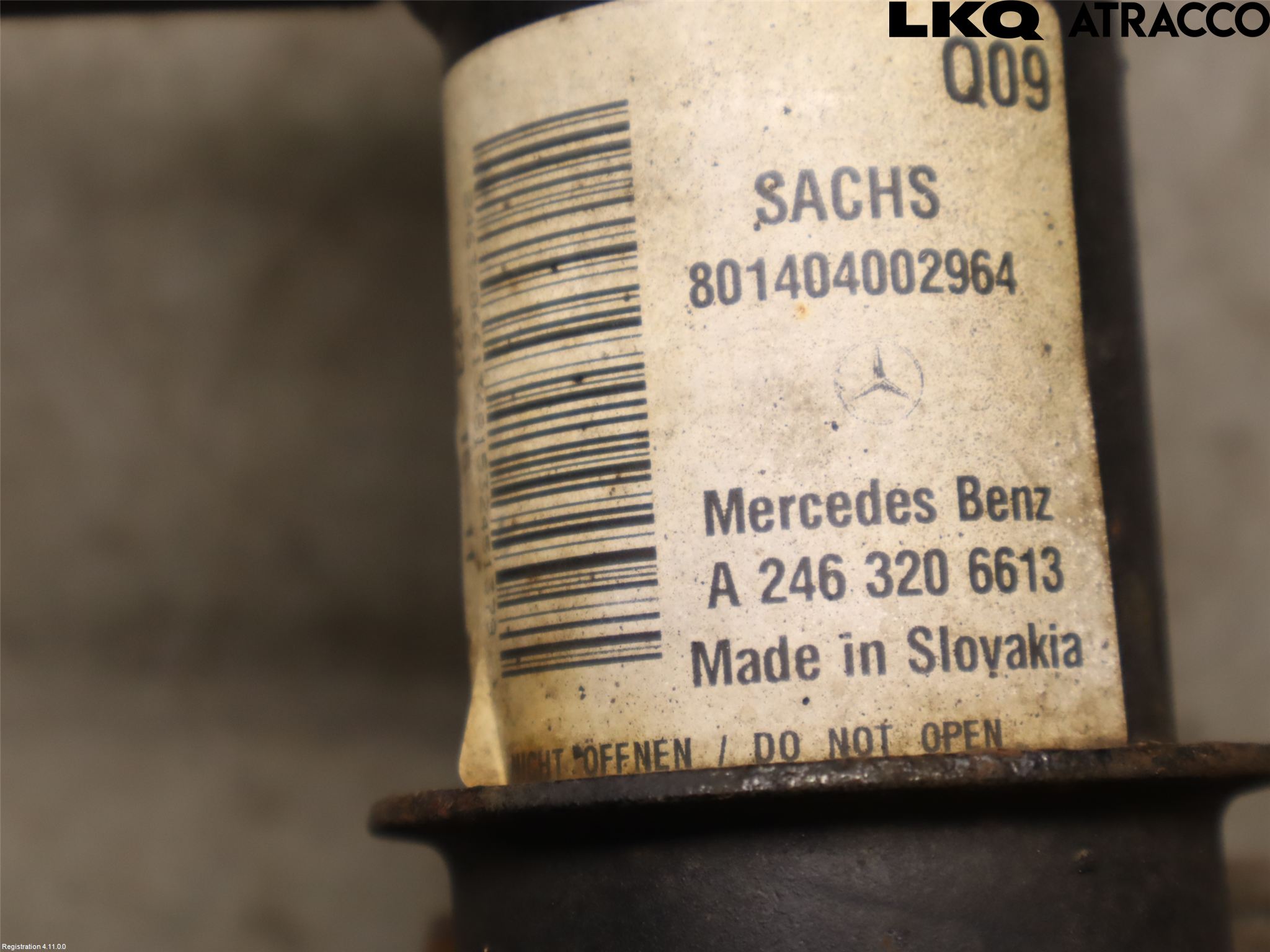Mercedes-Benz MB B-KLASS (W246/W242) 12-19 Fjäderben Fram Höger