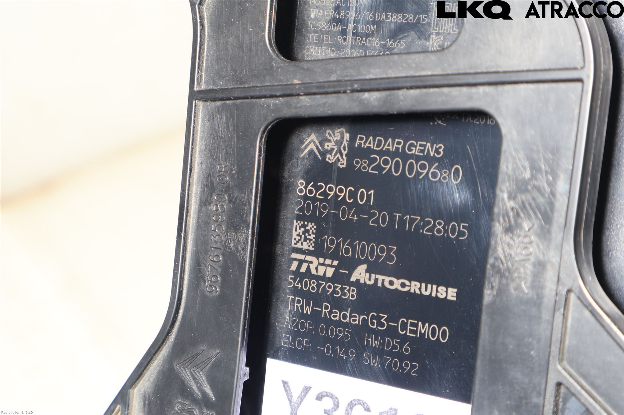 Toyota PROACE II 16- Sensor Adaptiv Farthållare