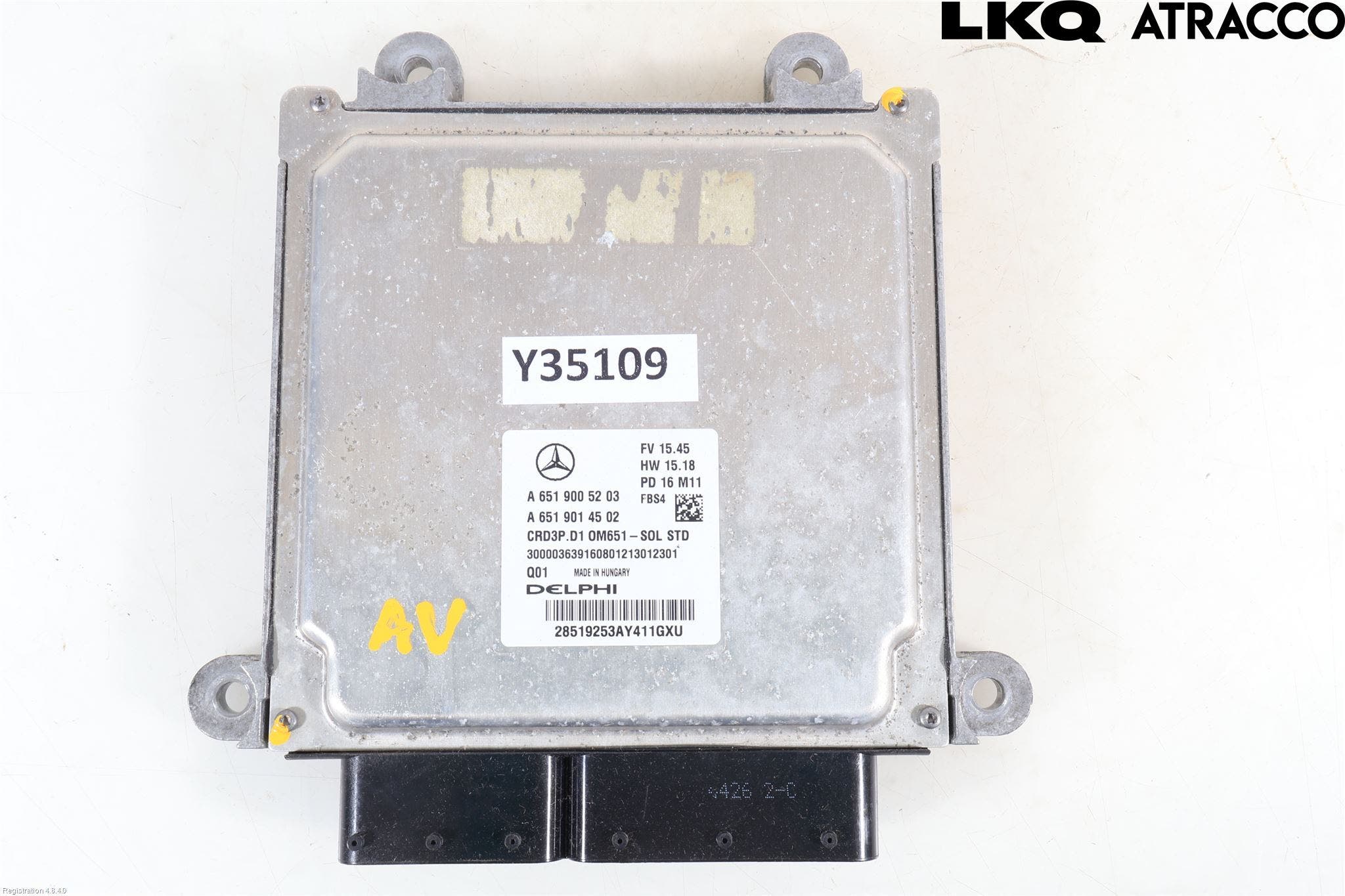 Mercedes-Benz MB C-KLASS (W205) 14-21 Styrenhet Inspump Diesel