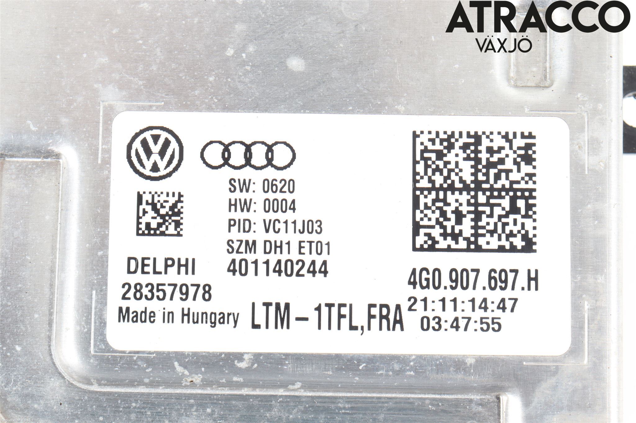 Volkswagen VW PASSAT 15-19 Styrenhet Strålkastare