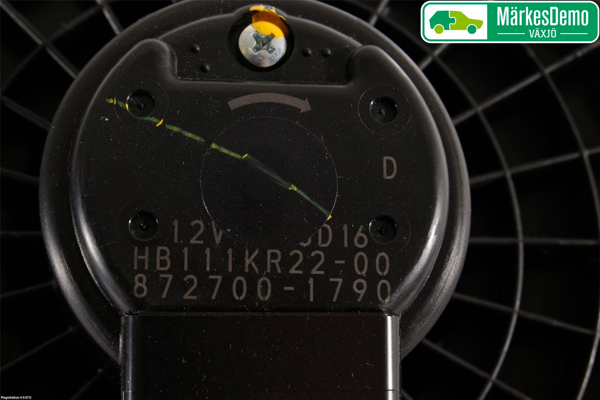 Mazda 3 III 14-19 Värmefläkt