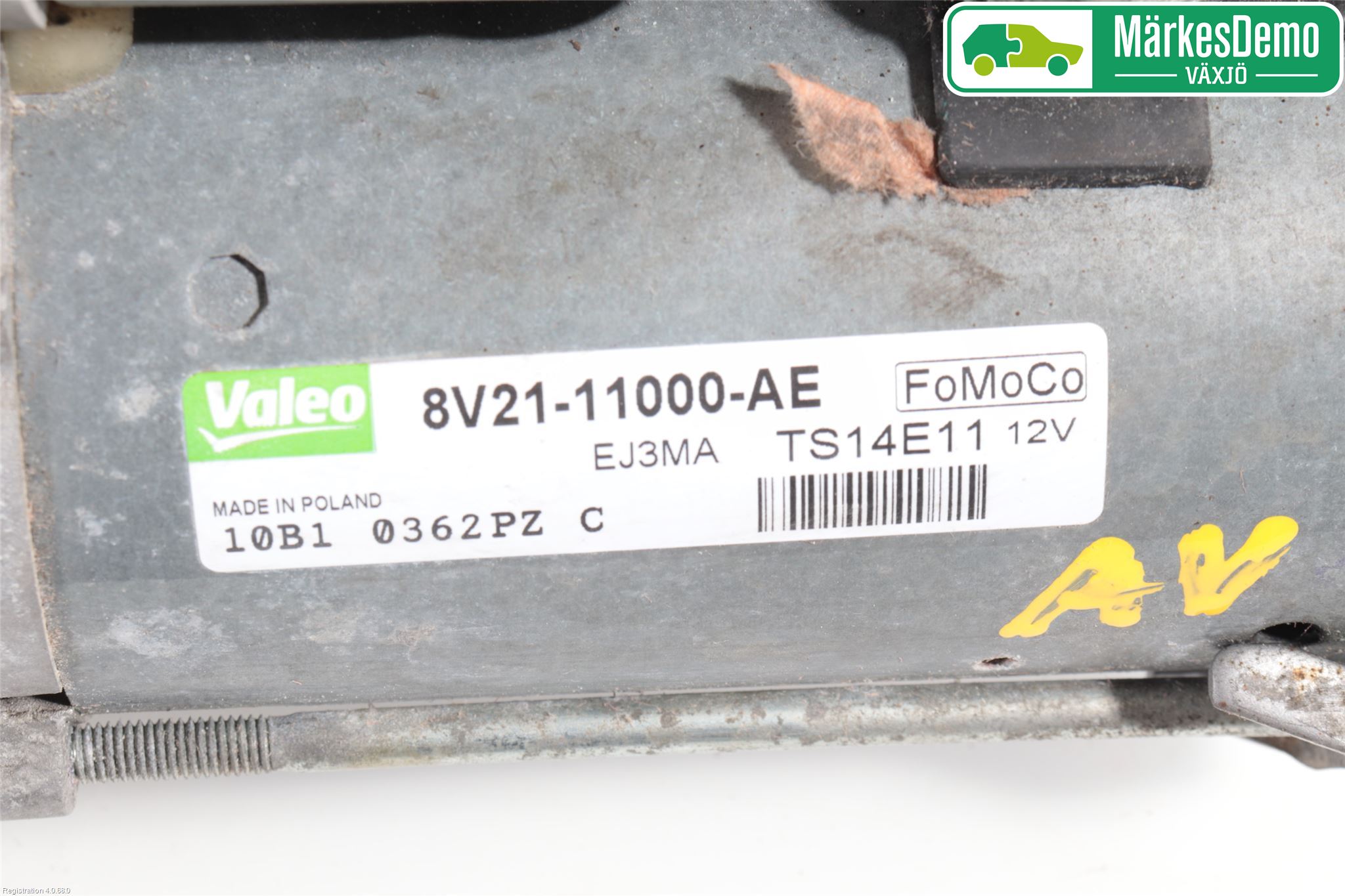 Ford FIESTA 09-12 Startmotor Diesel