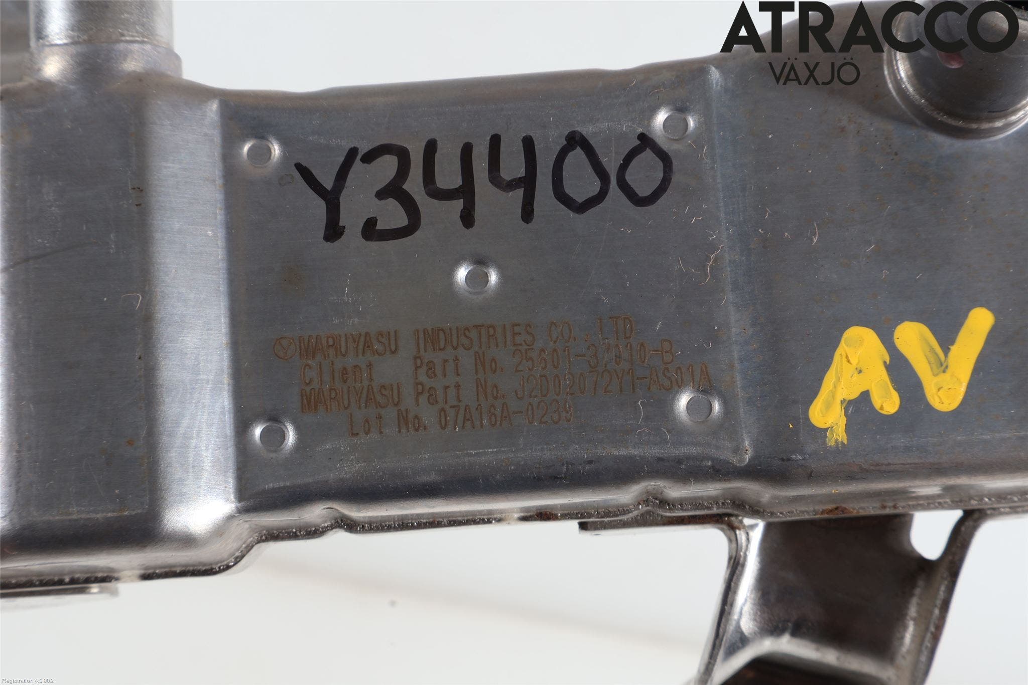 Toyota AURIS 13-19 Avgaskylare