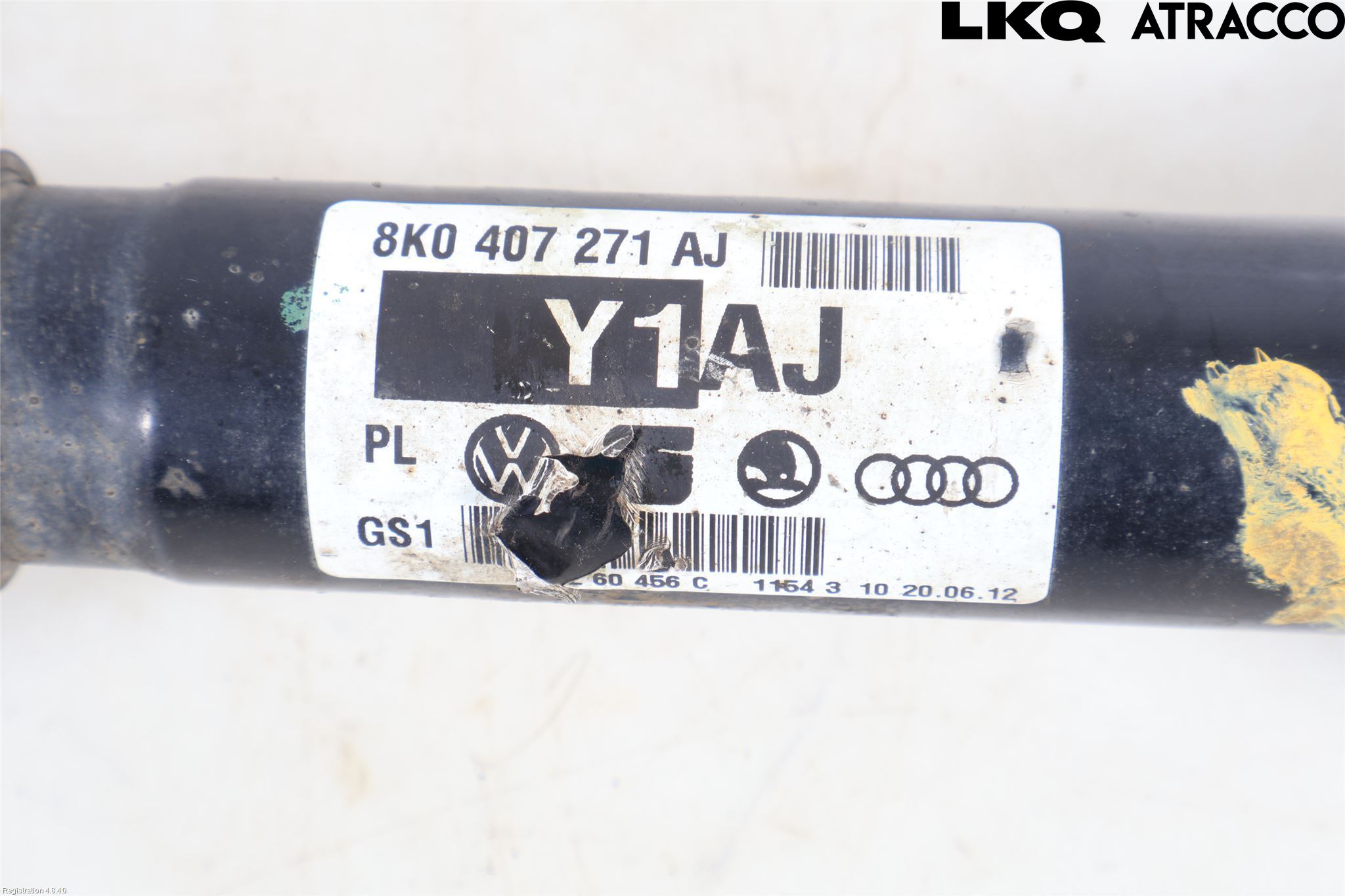 Audi A5 07-16 Drivaxel Fram Vänster