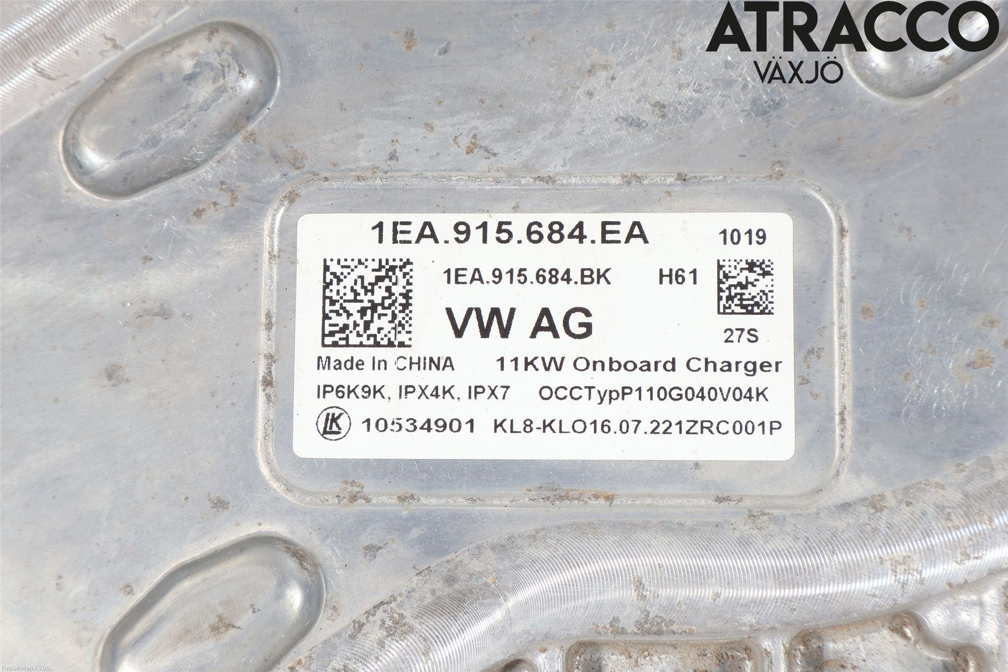 Volkswagen VW ID.4 21- Batteriladdare Högspänning