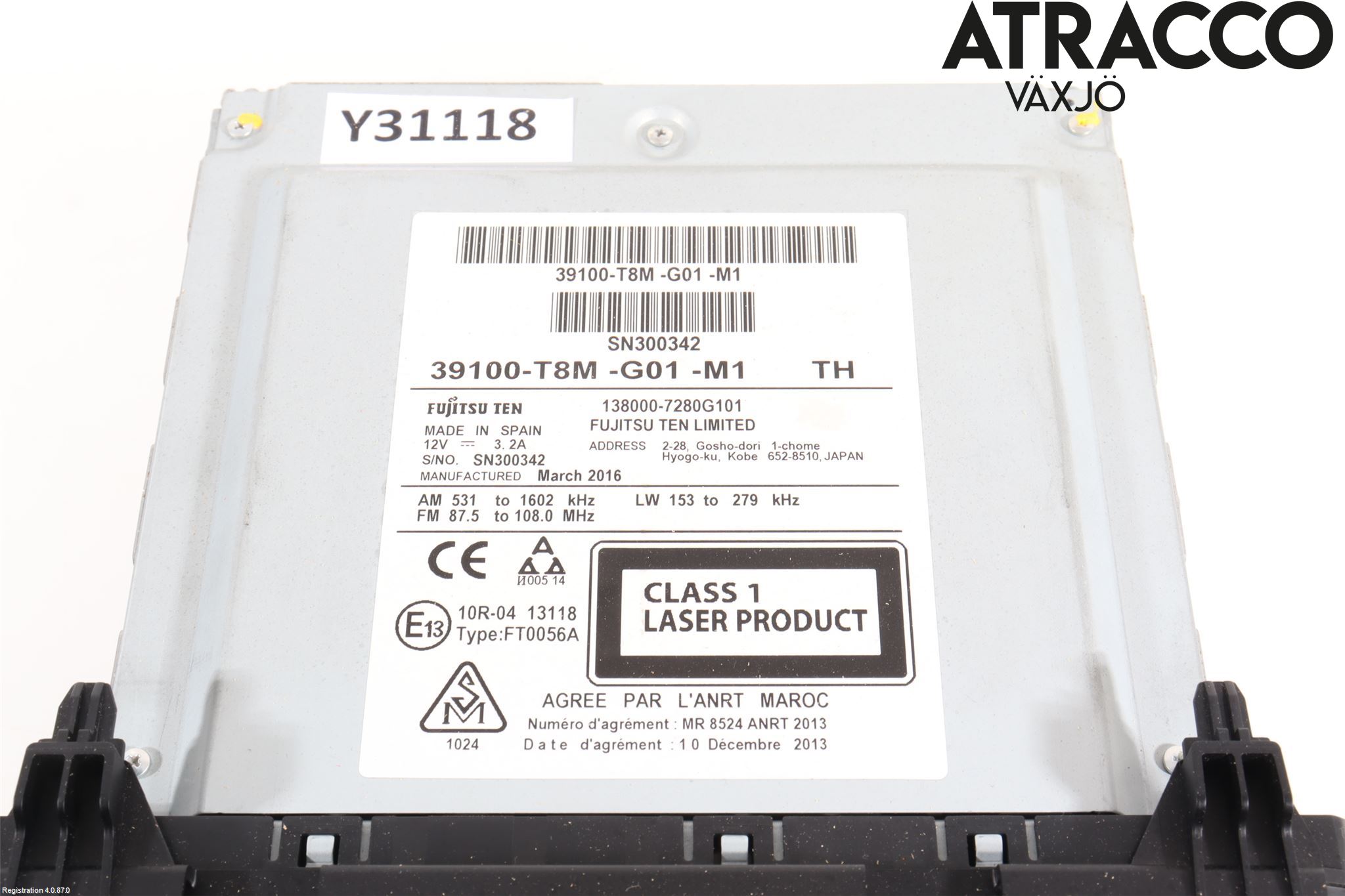 Honda HR-V 15-21 Cd Radio - Multimediapanel