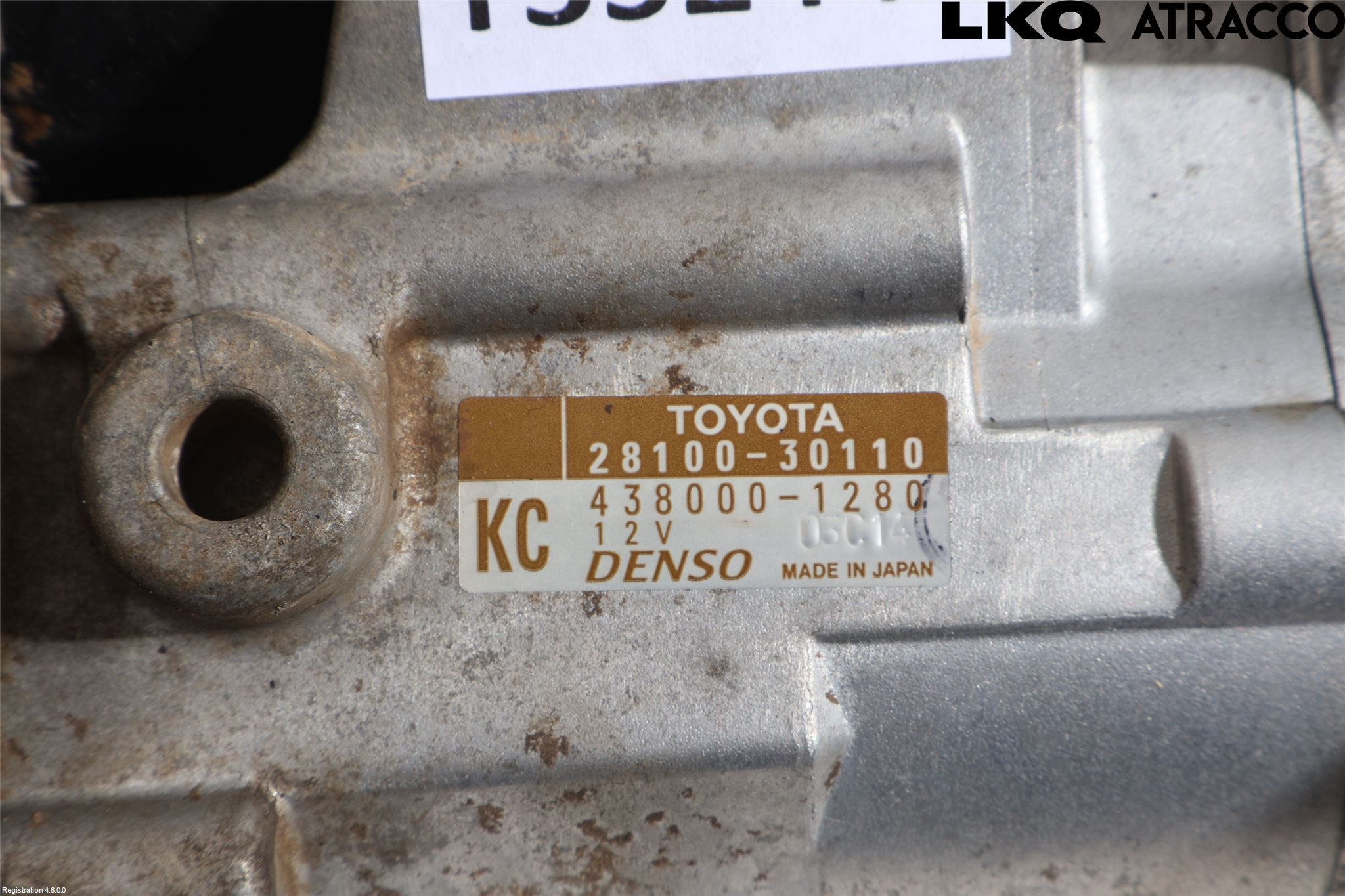 Toyota HILUX 16- Startmotor Diesel