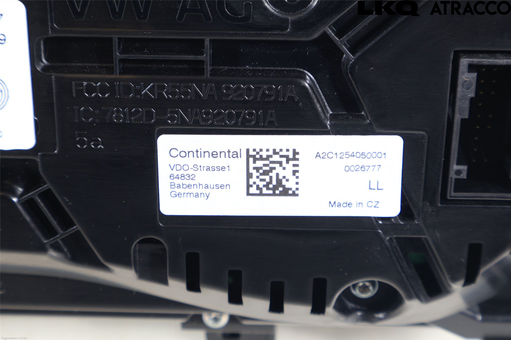 Volkswagen VW GOLF / E-GOLF VII 13-20 Instrument Komb
