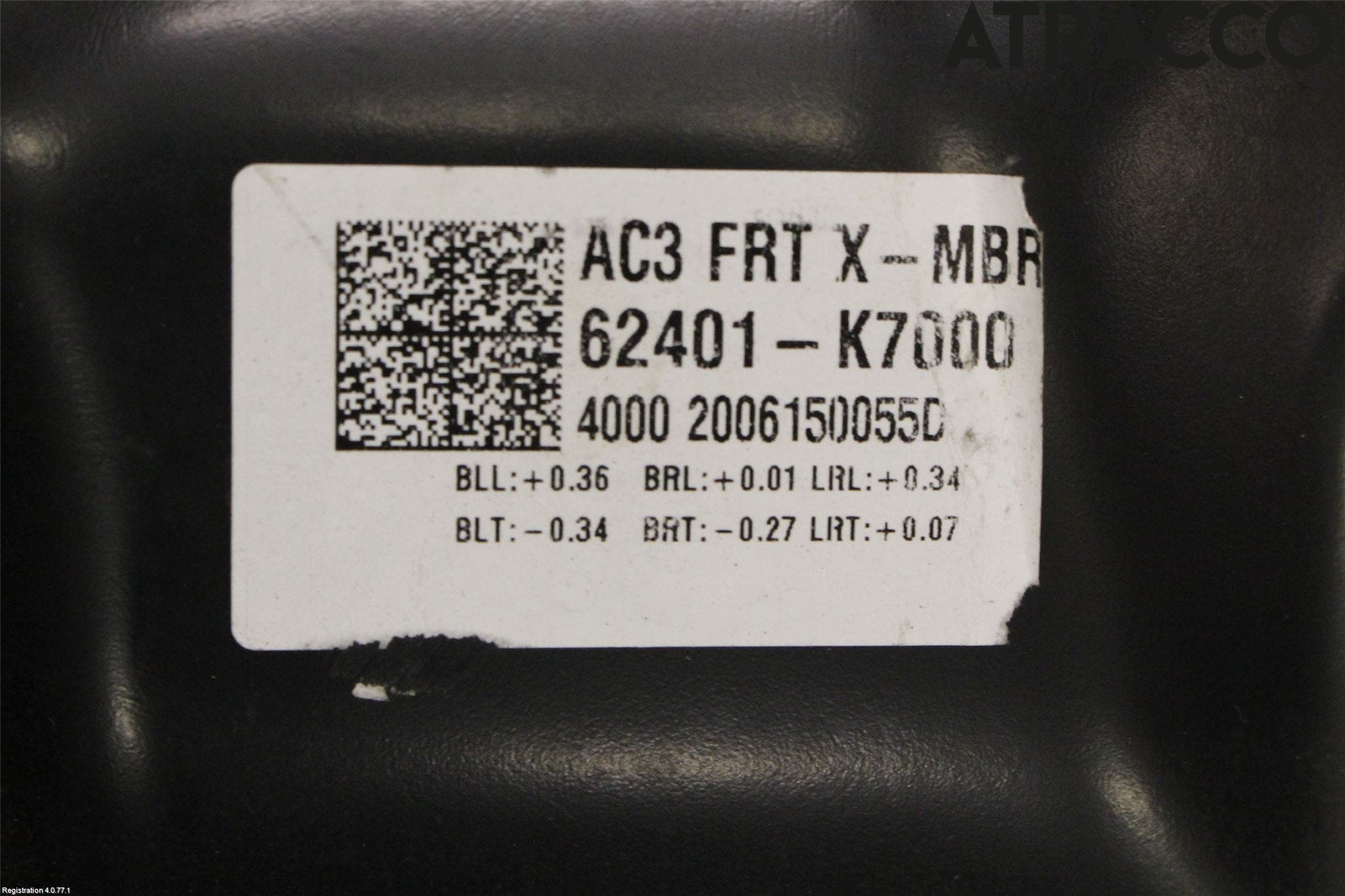 Hyundai i10 LA 20- Framvagnsbalk