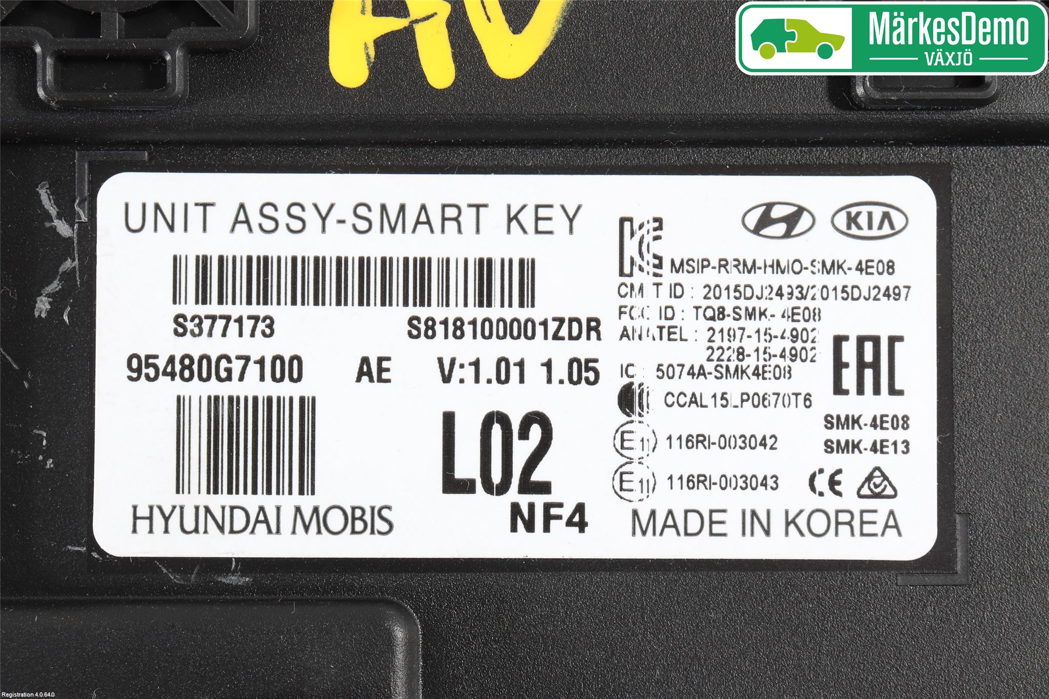 Hyundai IONIQ AE 17-22 Styrenhet Nyckellöst System