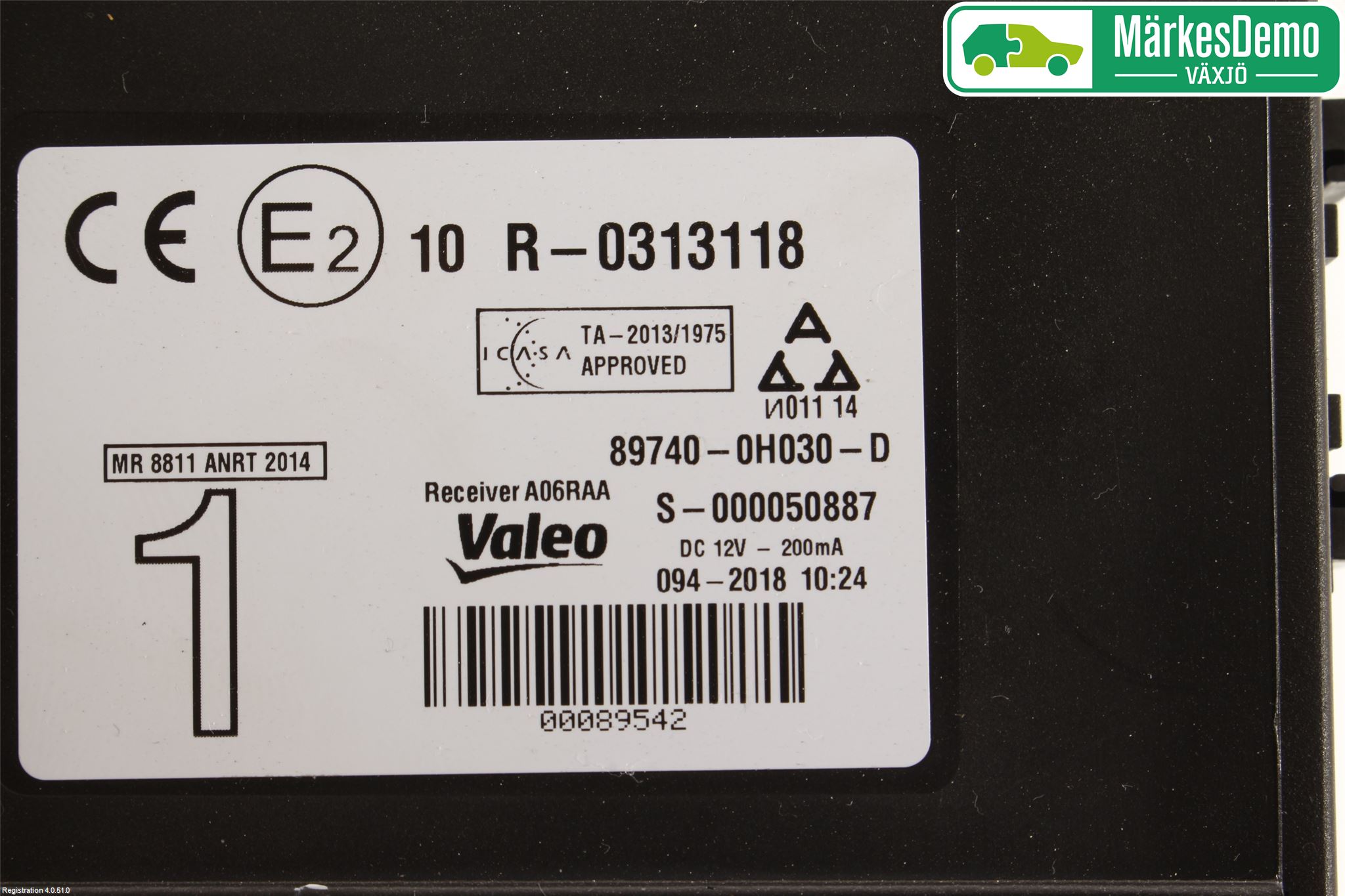 Toyota AYGO 15-21 Styrenhet Övrigt