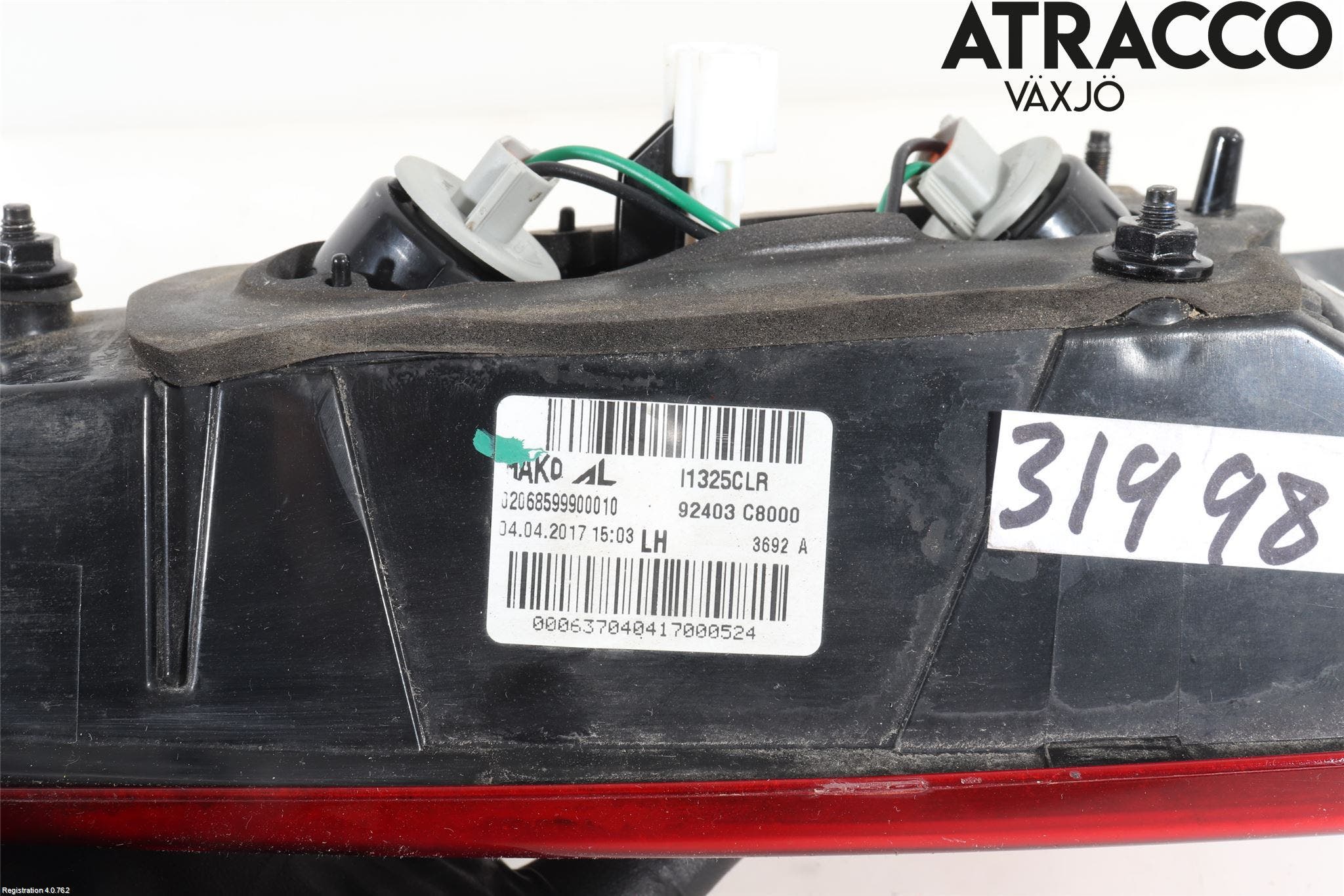 Hyundai i20 GB 15-20 Bakljus Lucka Vä