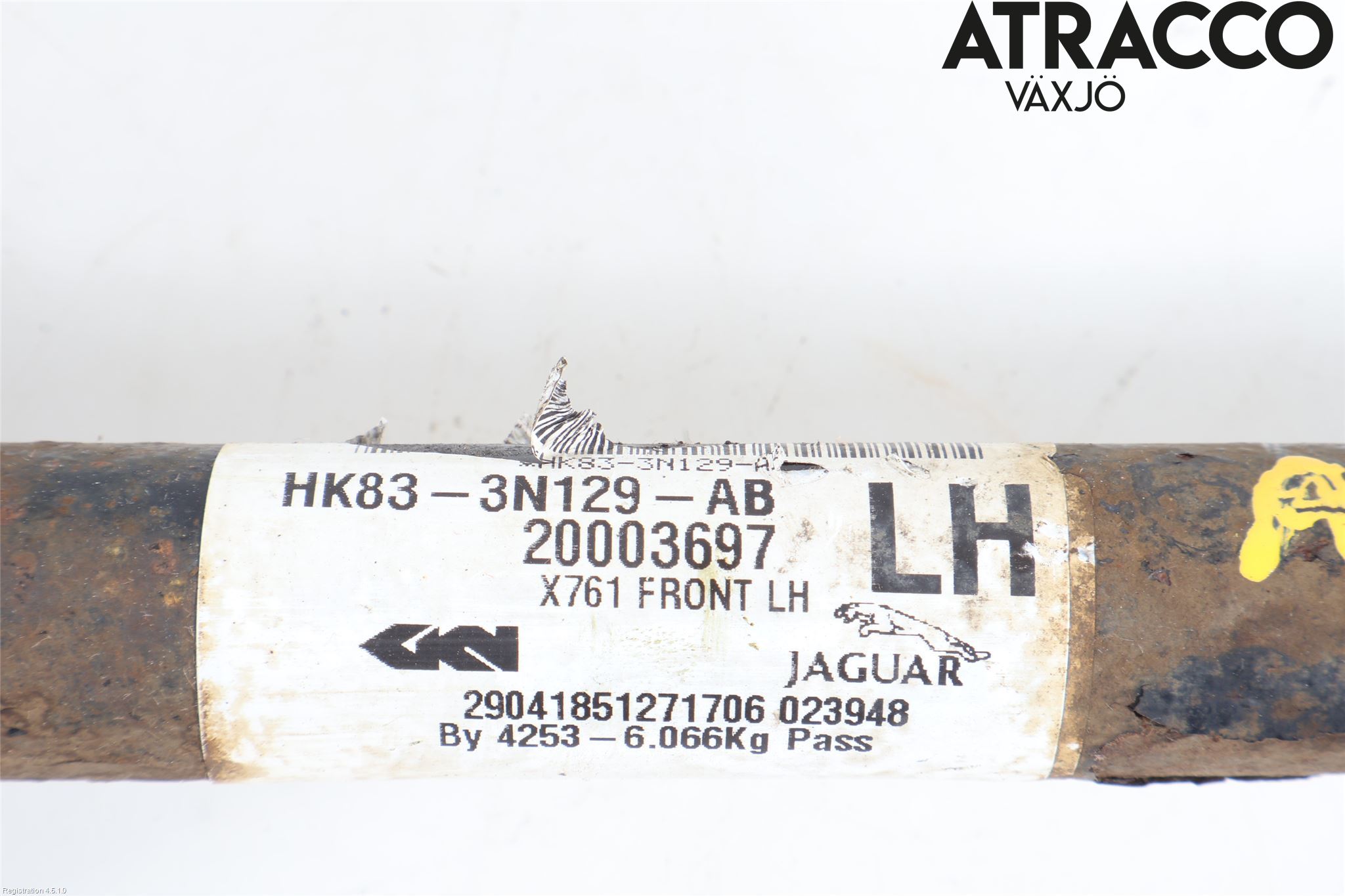Landrover RANGE ROVER VELAR (L560) 17- Drivaxel Fram Vänster