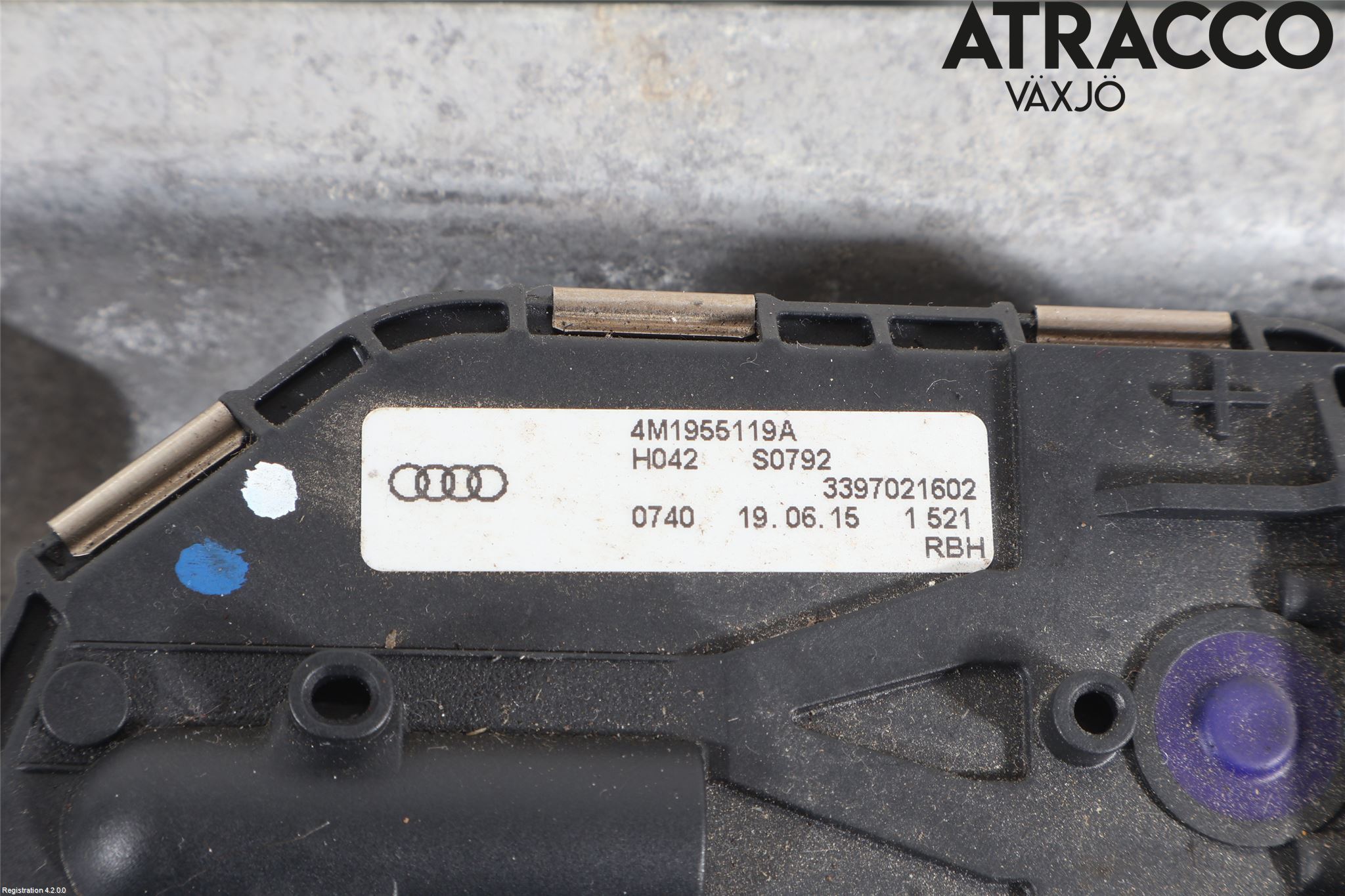 Audi Q7/SQ7 Torkarmekanism Vindruta