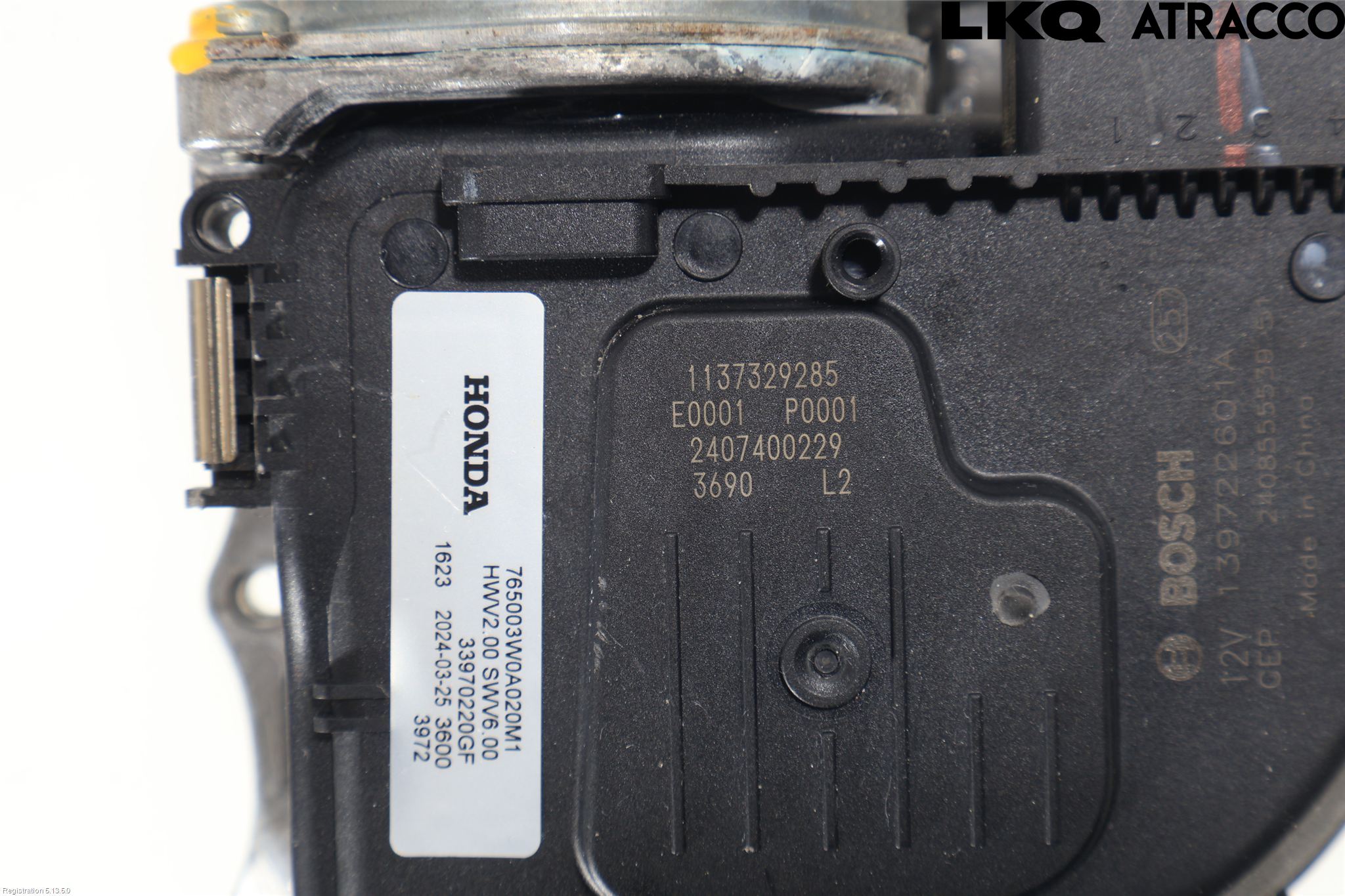 Honda ZR-V 23- Torkarmekanism Vindruta