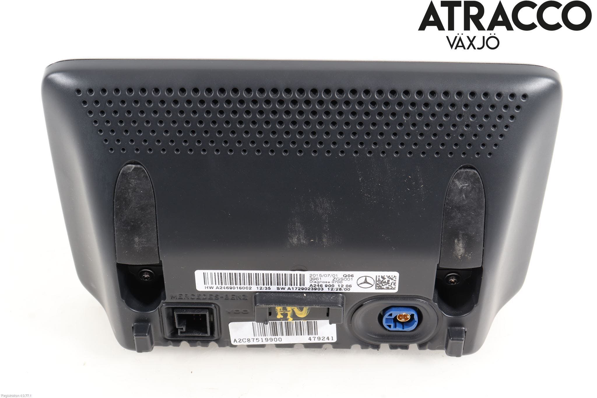 Mercedes-Benz MB A-KLASS (W176) 13-18 Multifunktionsdisplay