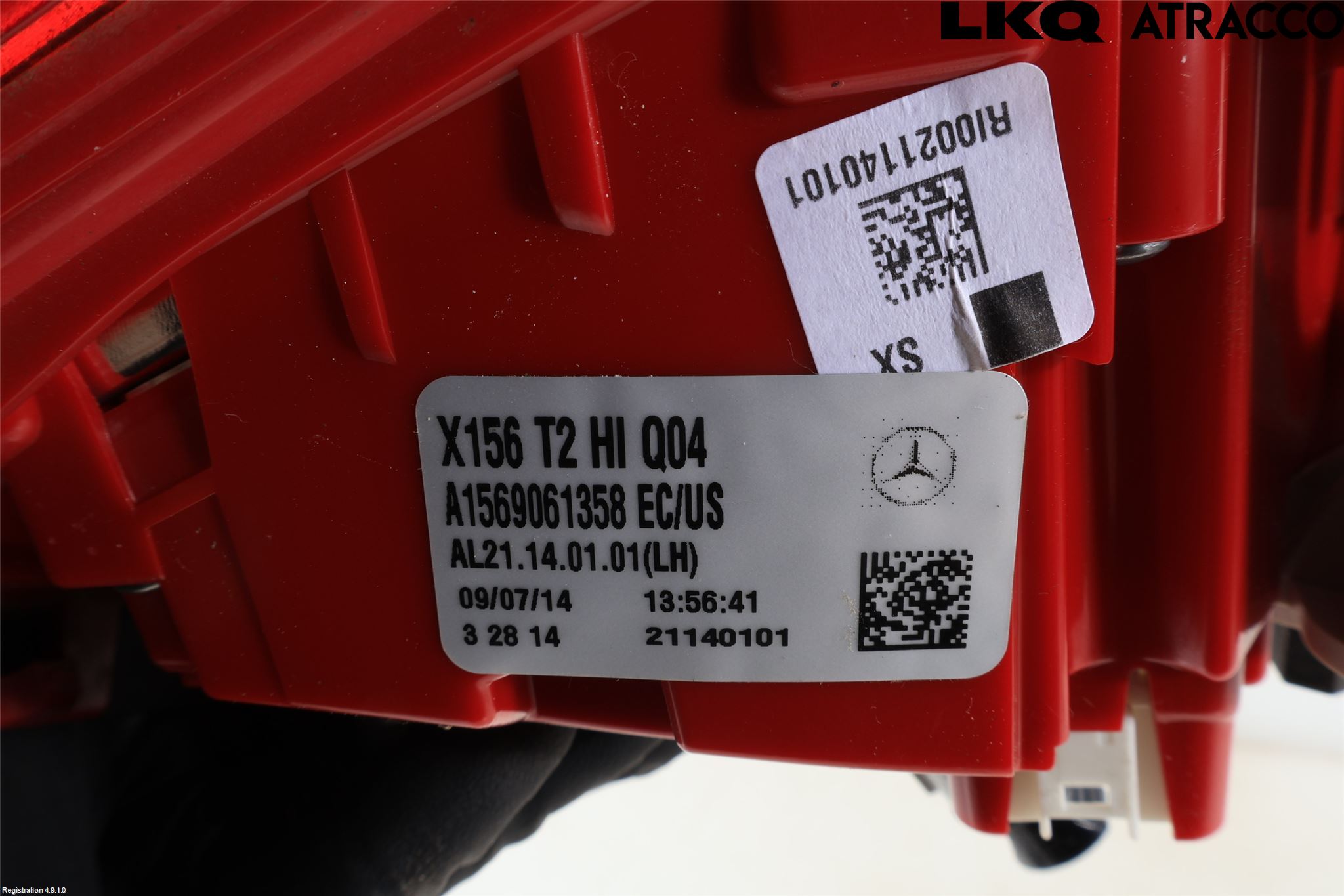 Mercedes-Benz MB GLA-KLASS (X156) 13-20 Bakljus Lucka Vä