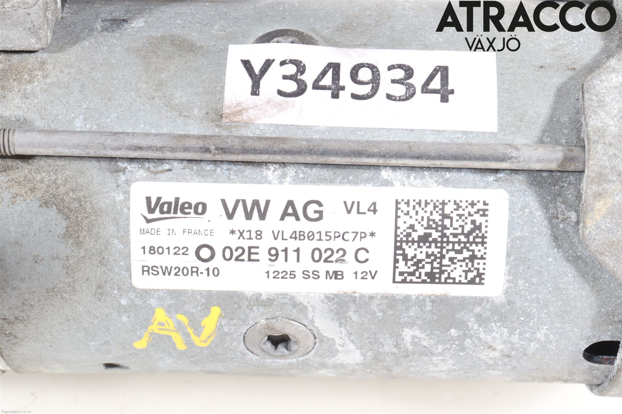 Volkswagen VW CADDY 21- Startmotor Diesel