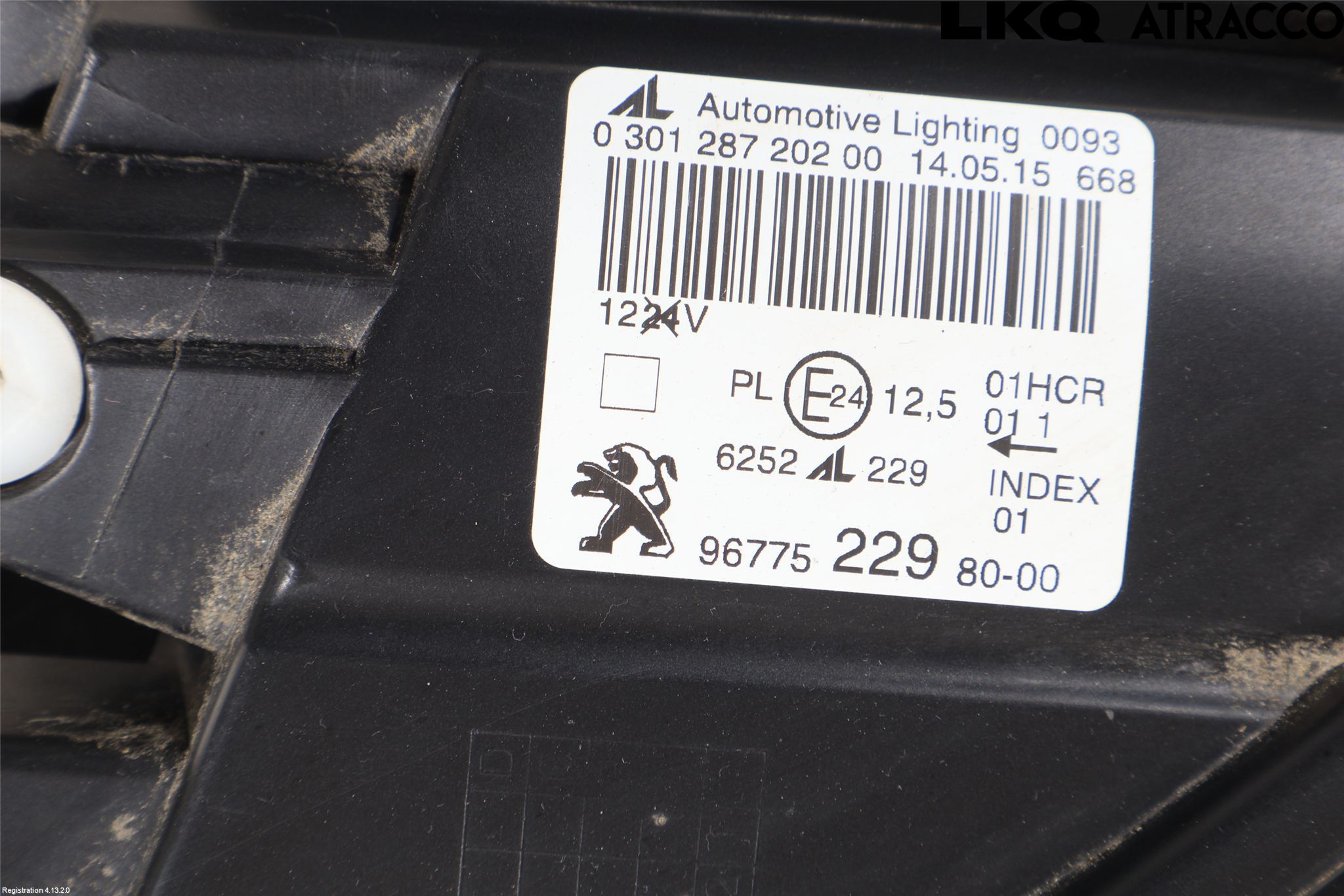 Peugeot 308 14-21 Strålkastare Höger