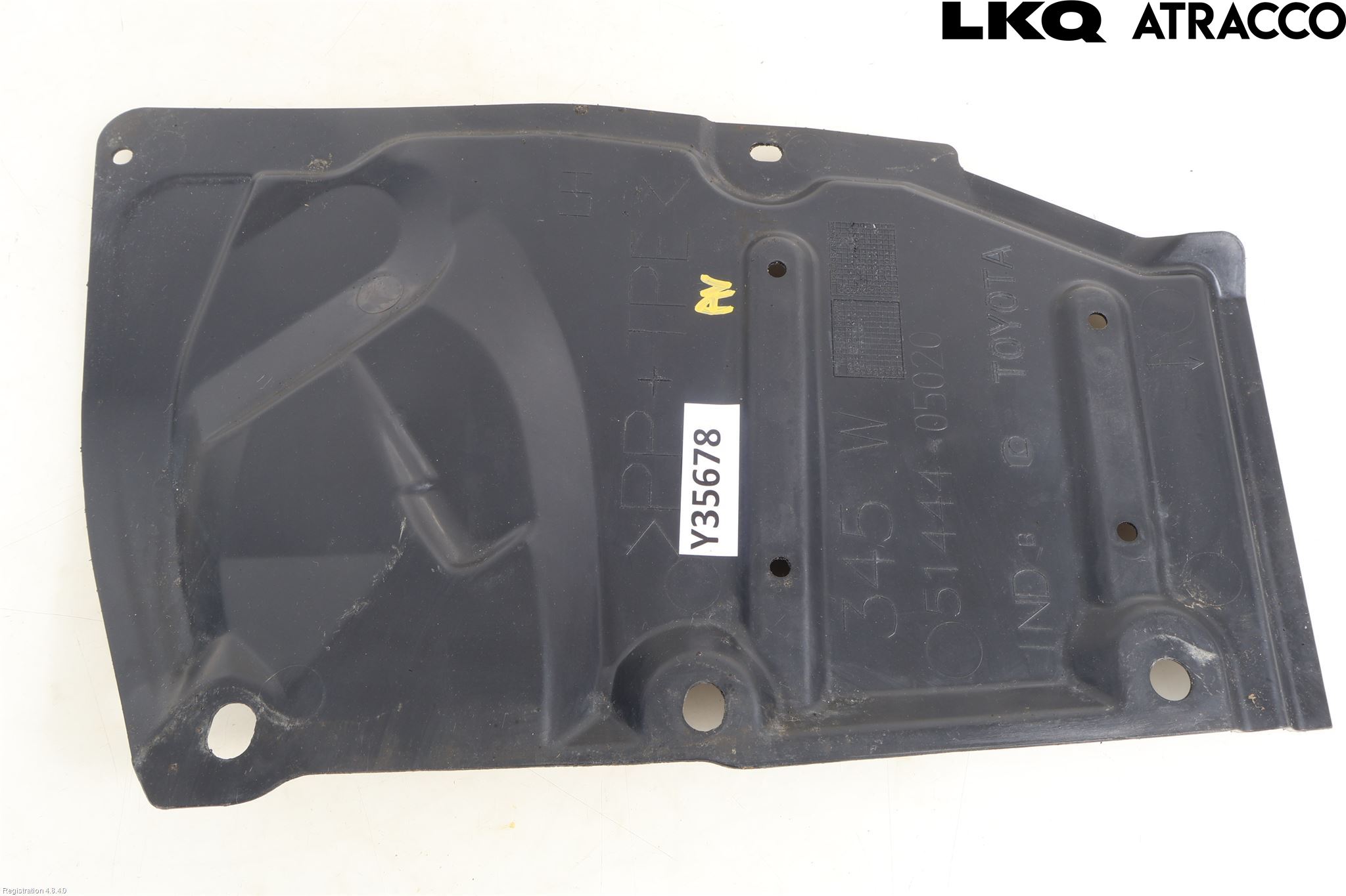 Toyota AURIS 13-19 Hasplåt Plåt-Plast