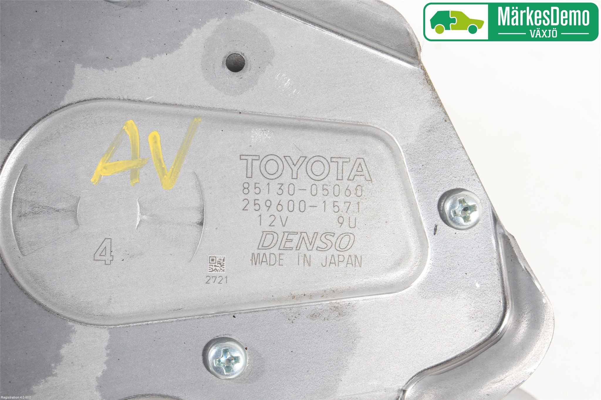 Toyota AVENSIS 16-18 Torkarmotor Baklucka