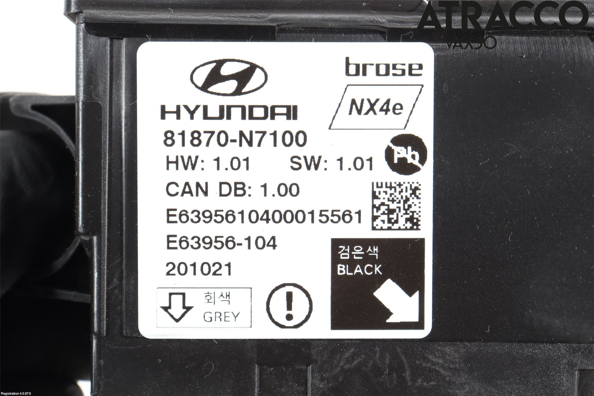 Hyundai TUCSON 05- Styrenhet Baklucka